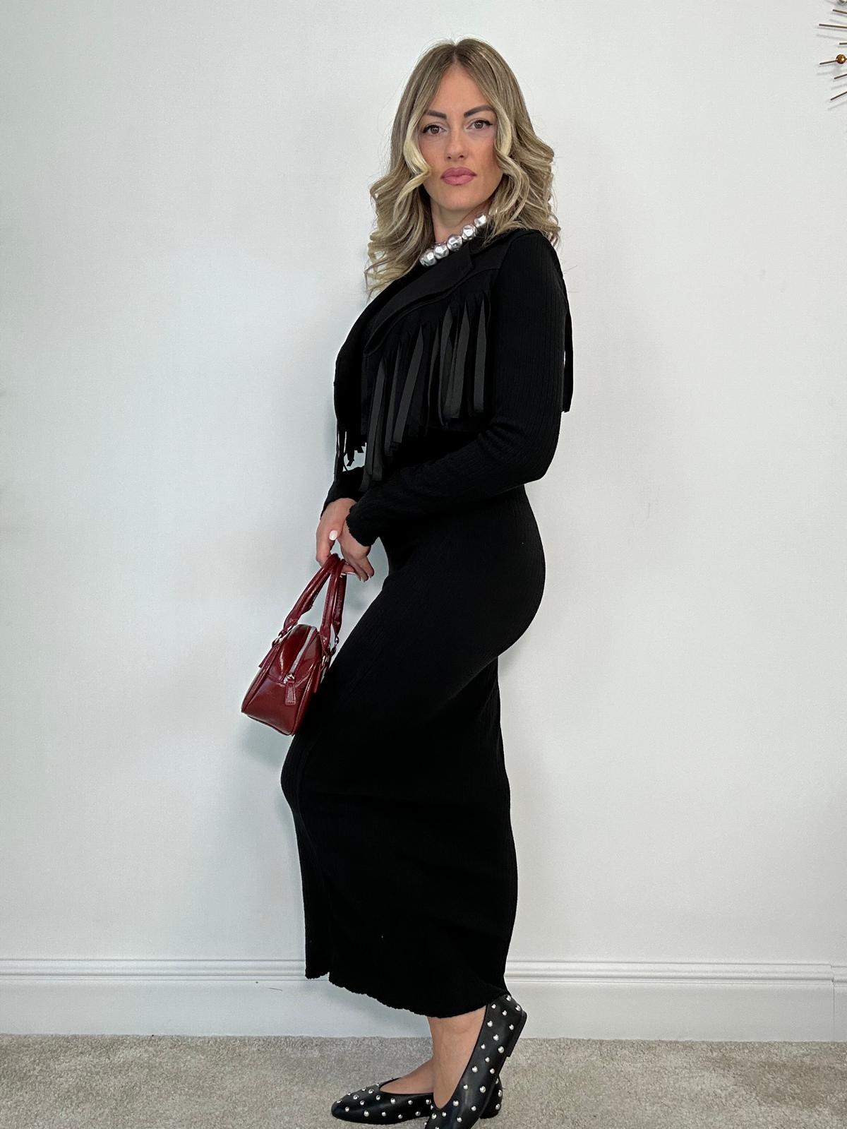 Abito con Gilet - Nero