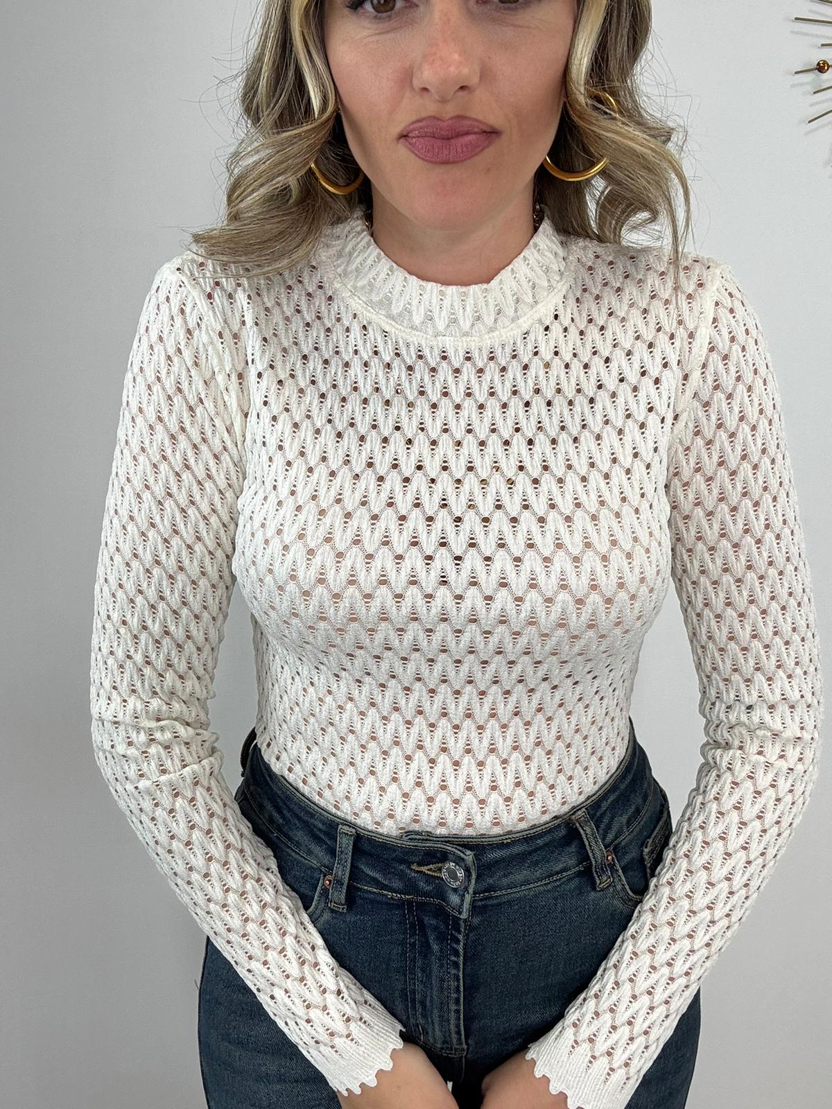 Body 0528 forato - Bianco