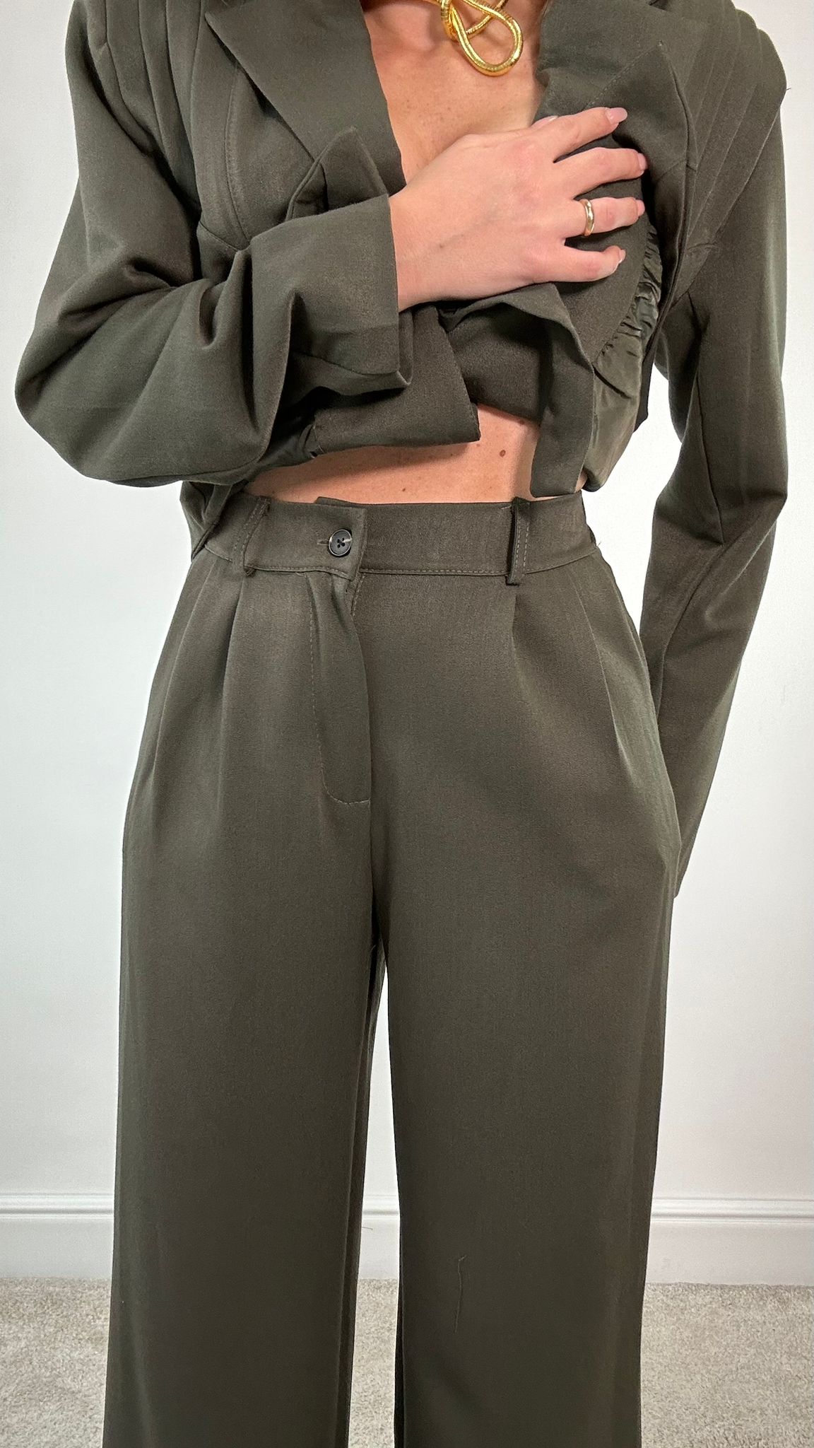 Tailleur Mar66673 (Blazer + Pantalone) Verde