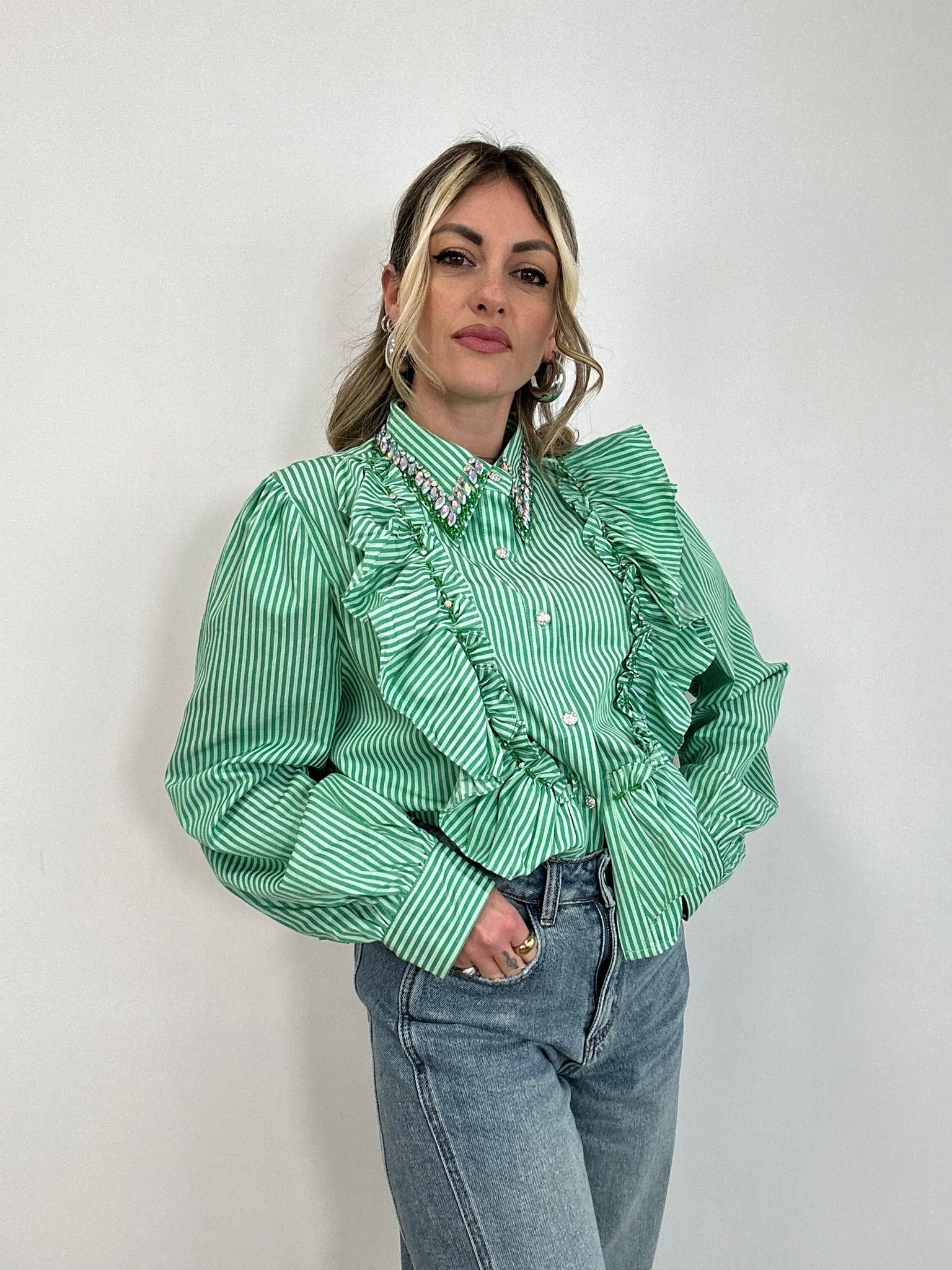 Camicetta W19056 - Verde