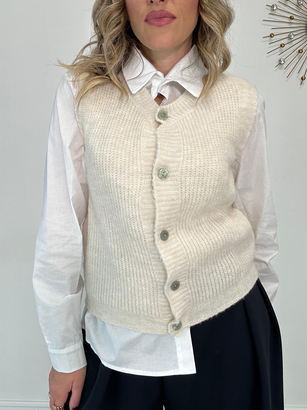 Gilet A0234 - Beige