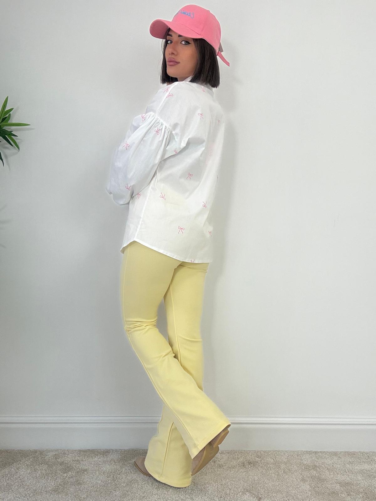 Pantalone - Giallo pastello
