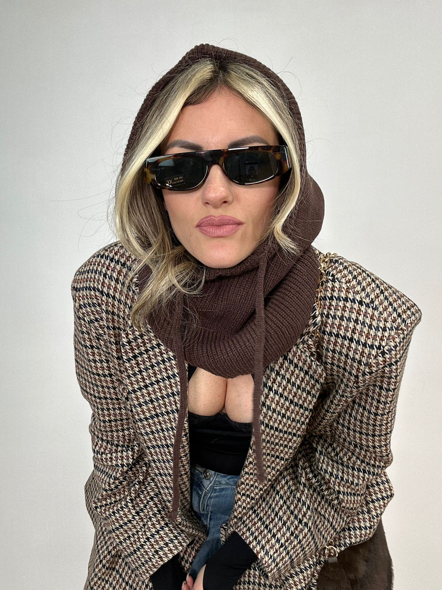 Cappello ca1501 balaclava - Marrone