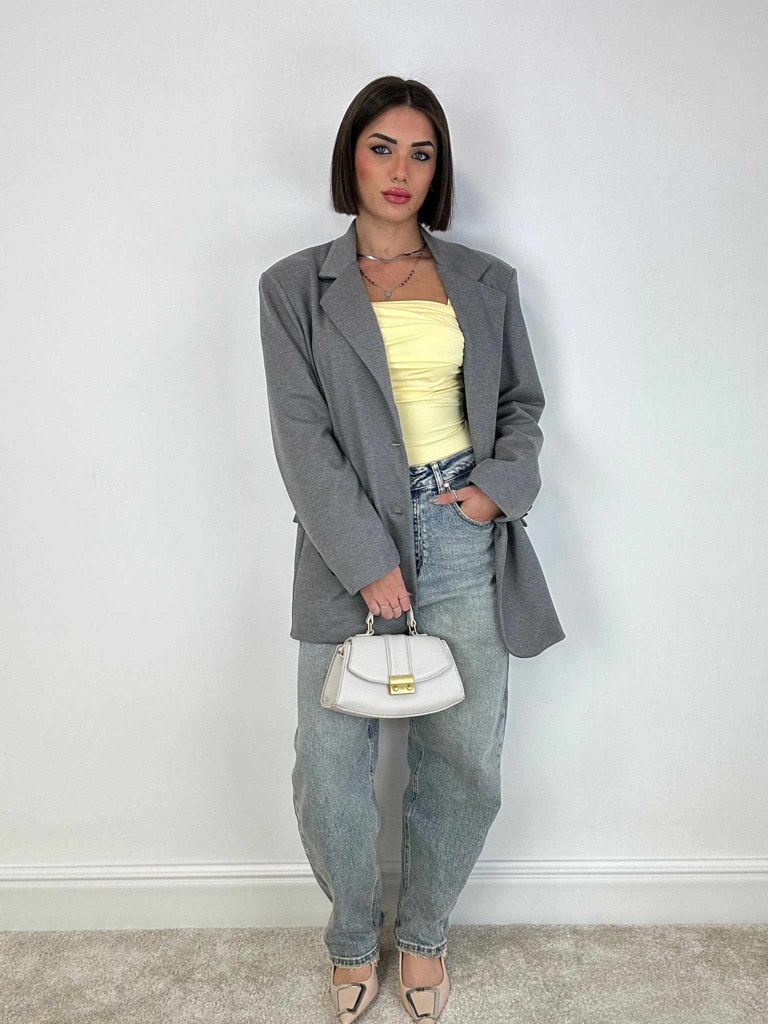 Manteau Veste - Gris