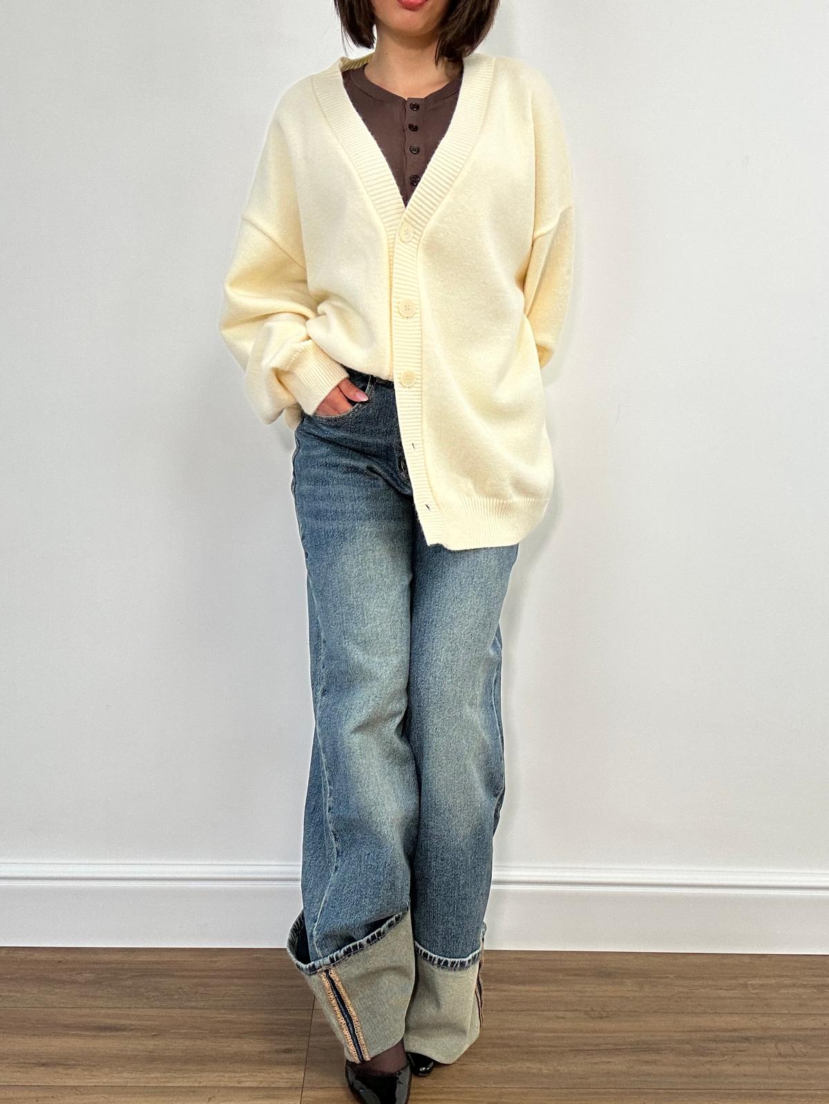 Cardigan 901 - Panna