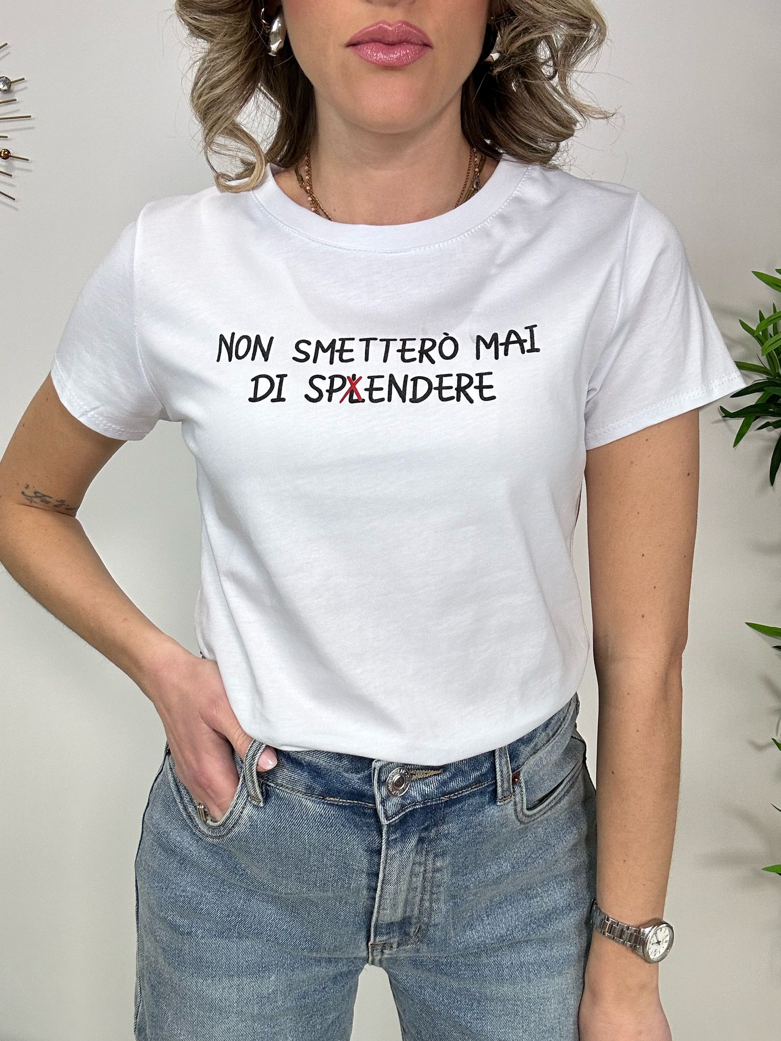 T-Shirt „Ich werde nie aufhören, Geld auszugeben“
