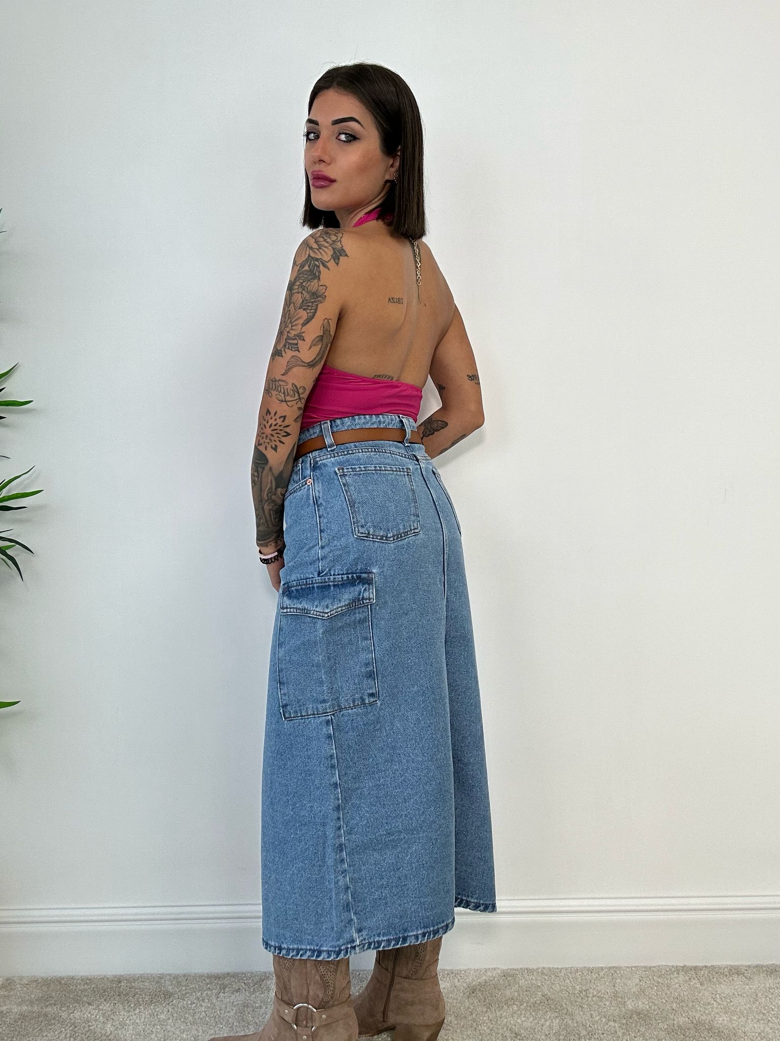Jeansrock – Helle Waschung