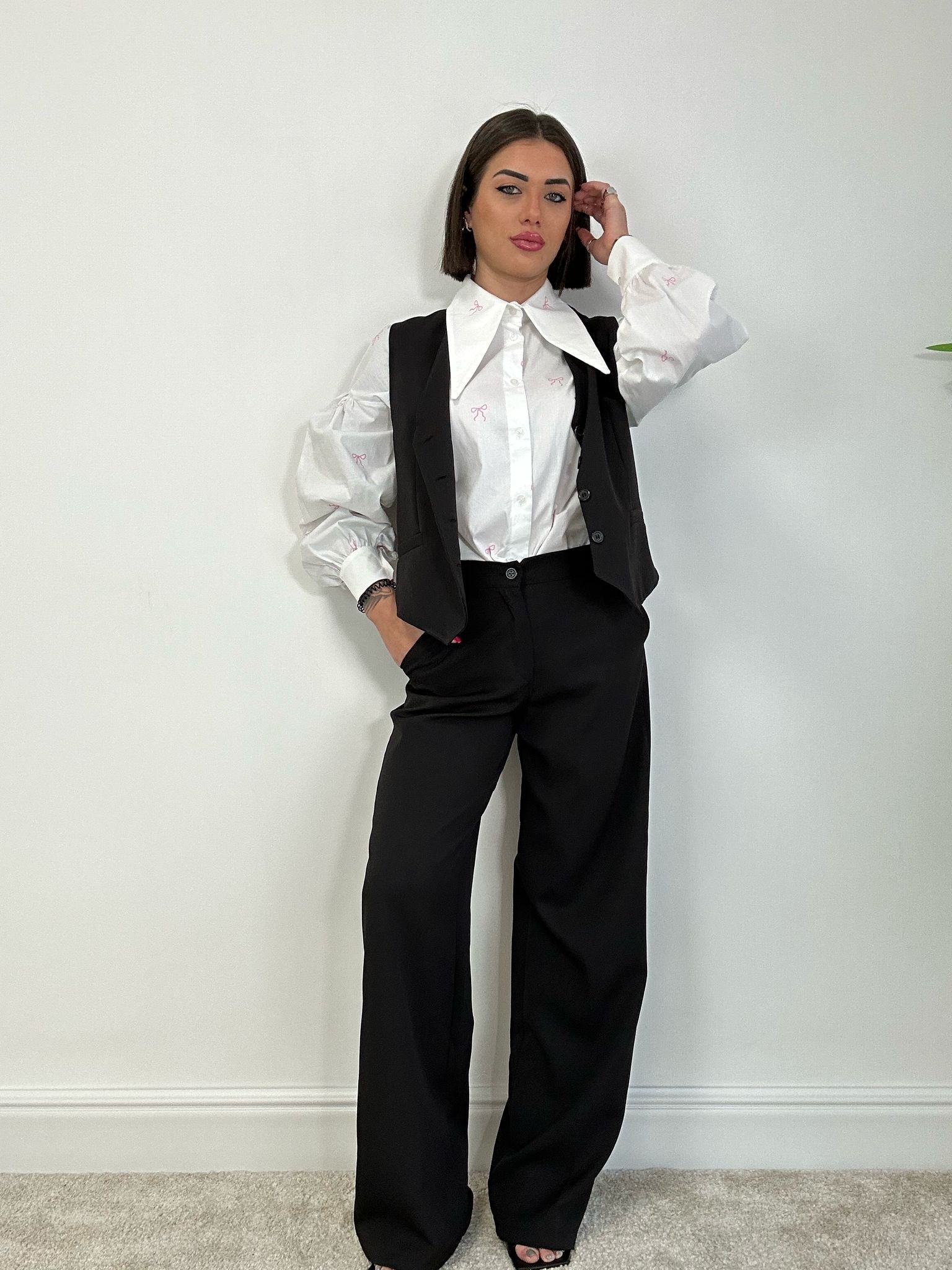 Tailleur Hilary (Gilet + Pantalone) Nero
