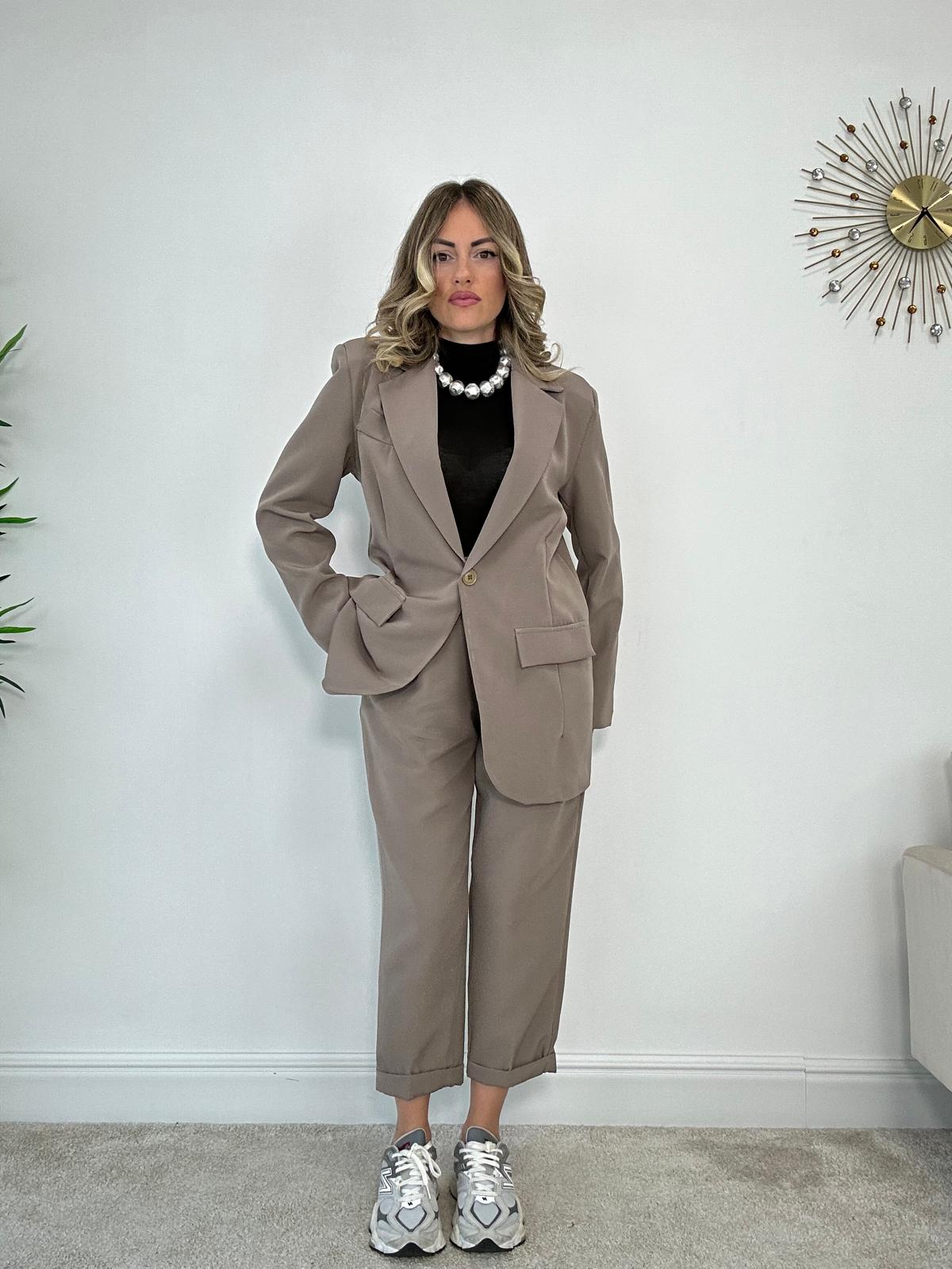 Tailleur Barcellona (Blazer + Pantalone) Fango