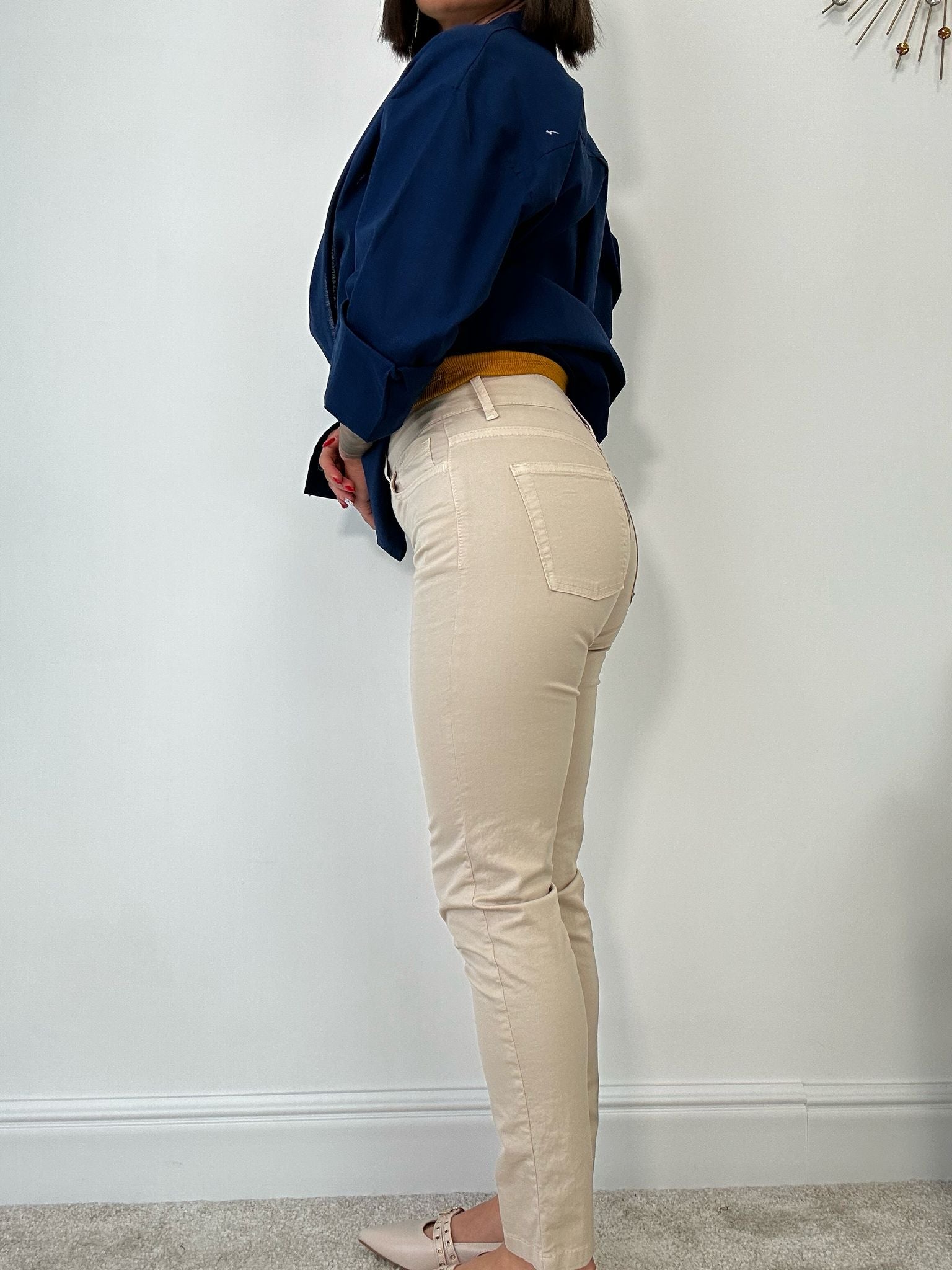 Jeans Skinny - Beige