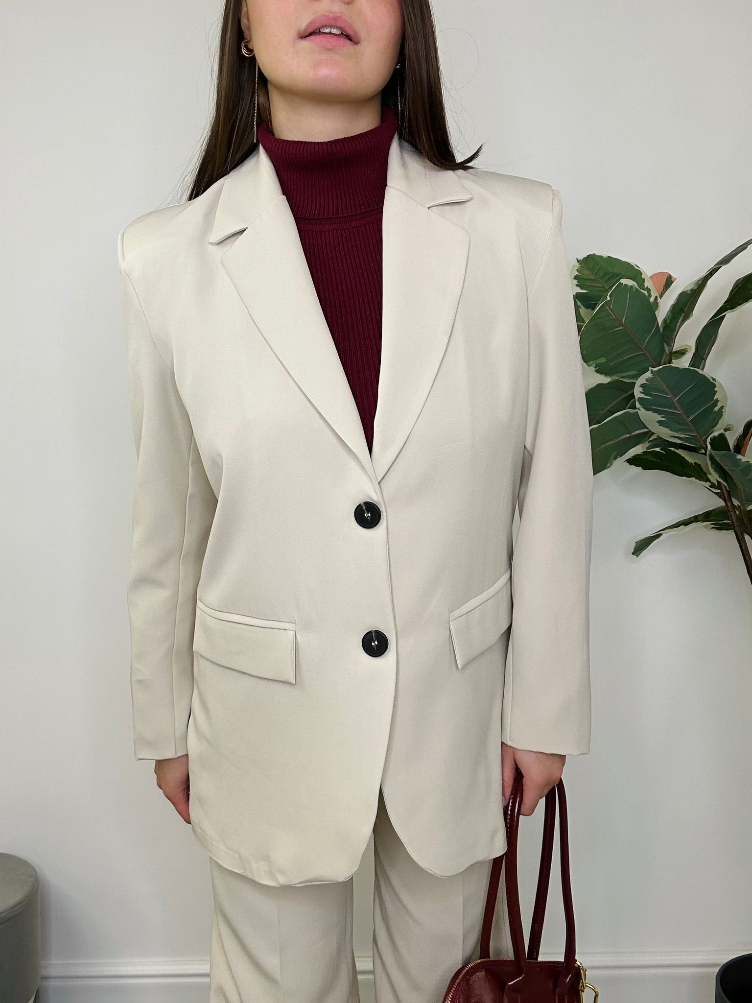 Costume Varsovie (Blazer + Pantalon) Beige