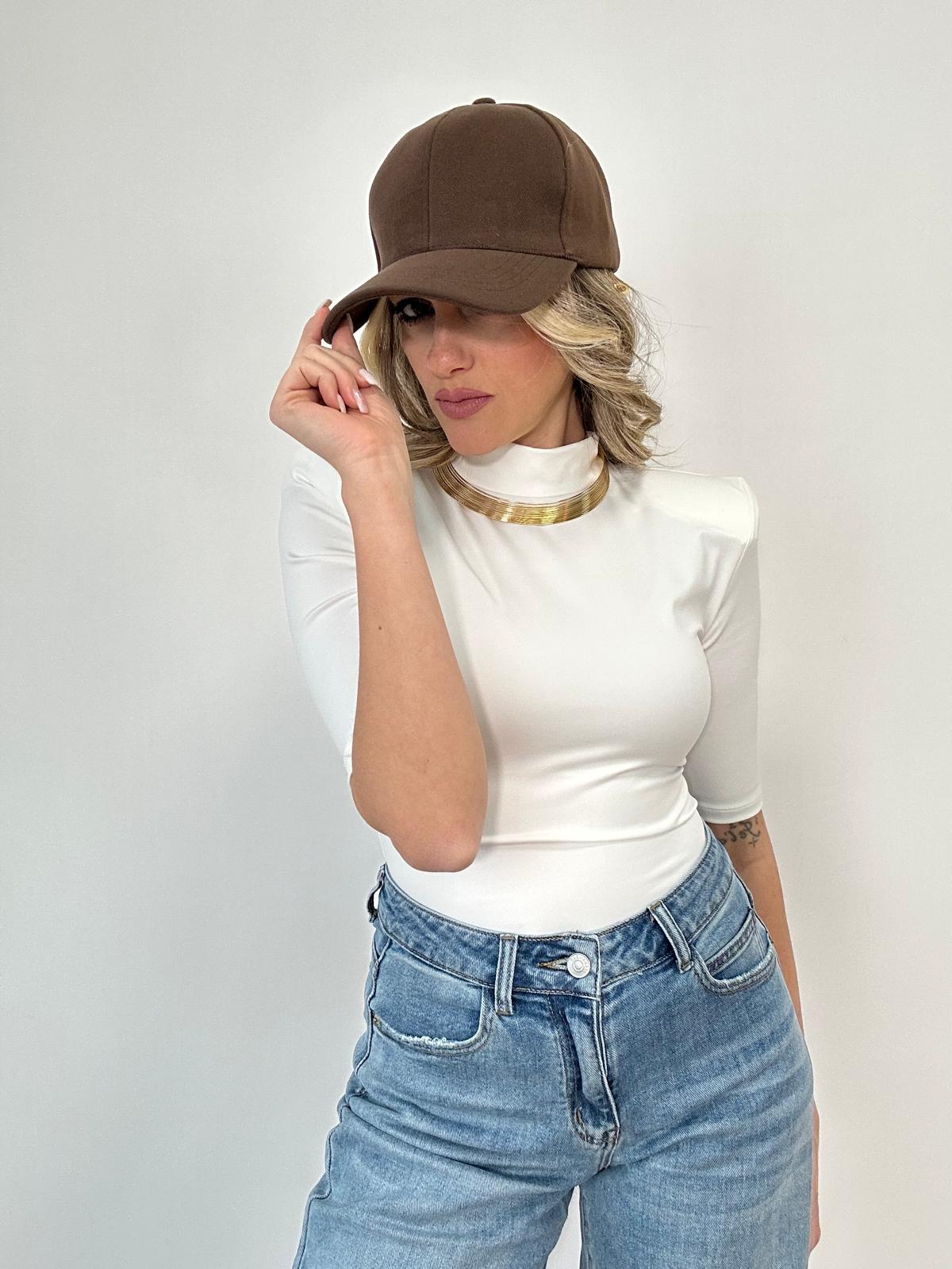 Berretto con visiera - Marrone