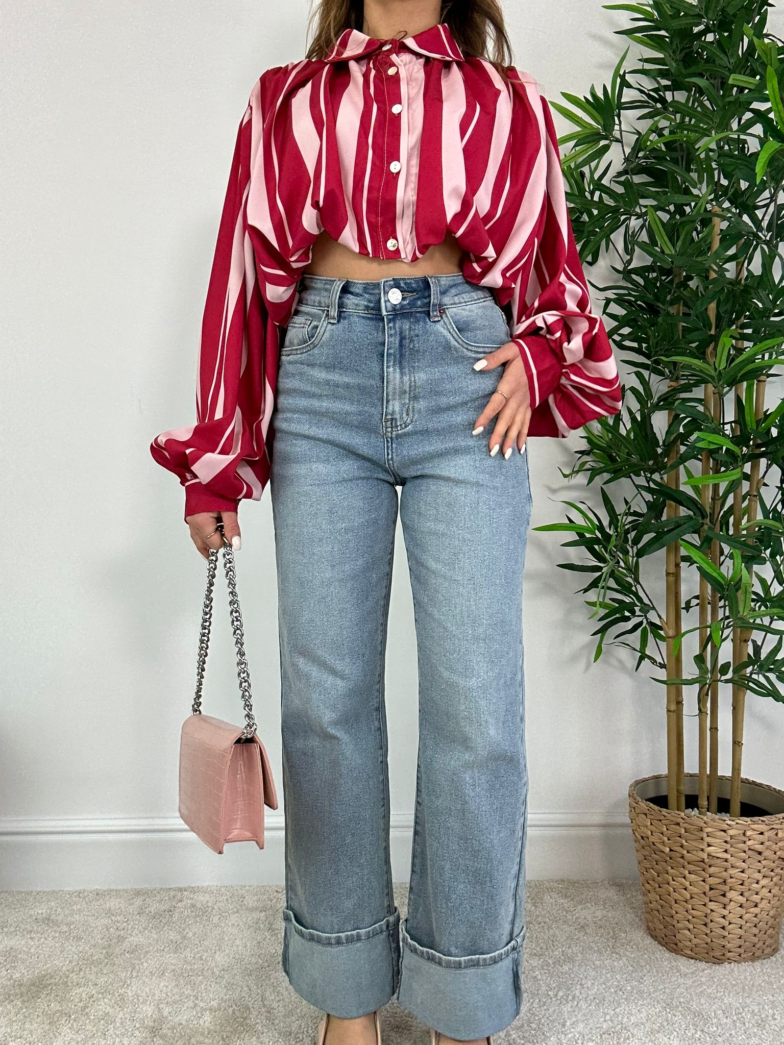 Jeans con piega - Lavaggio Chiaro