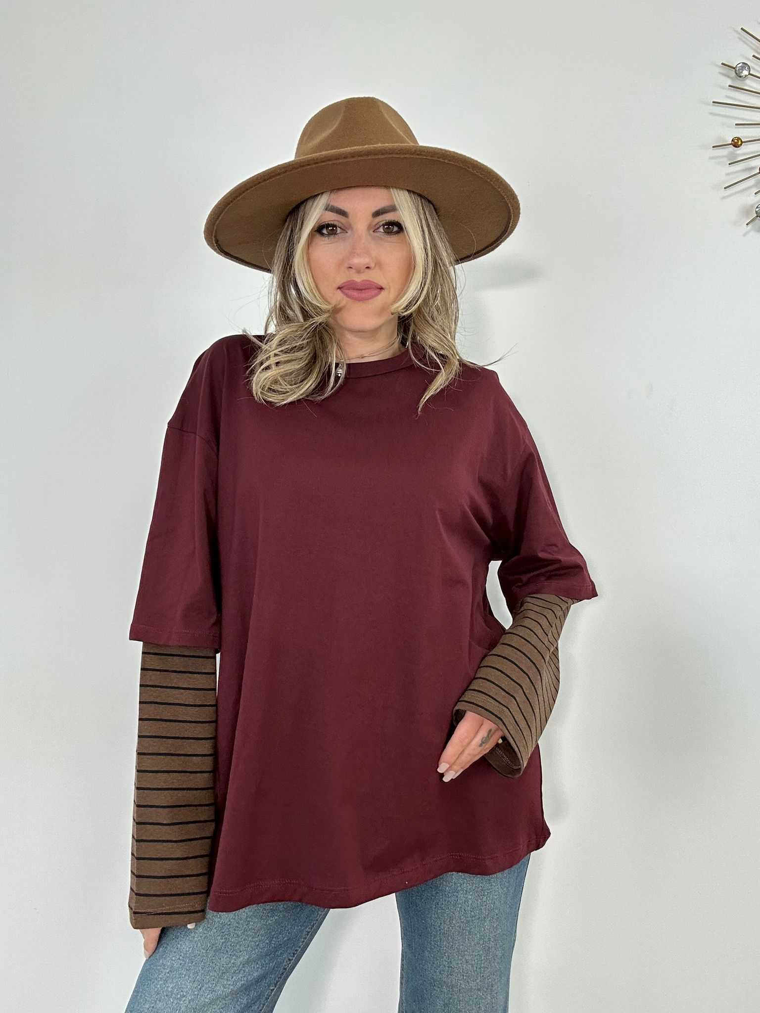 Maglia 2663 - Bordeaux