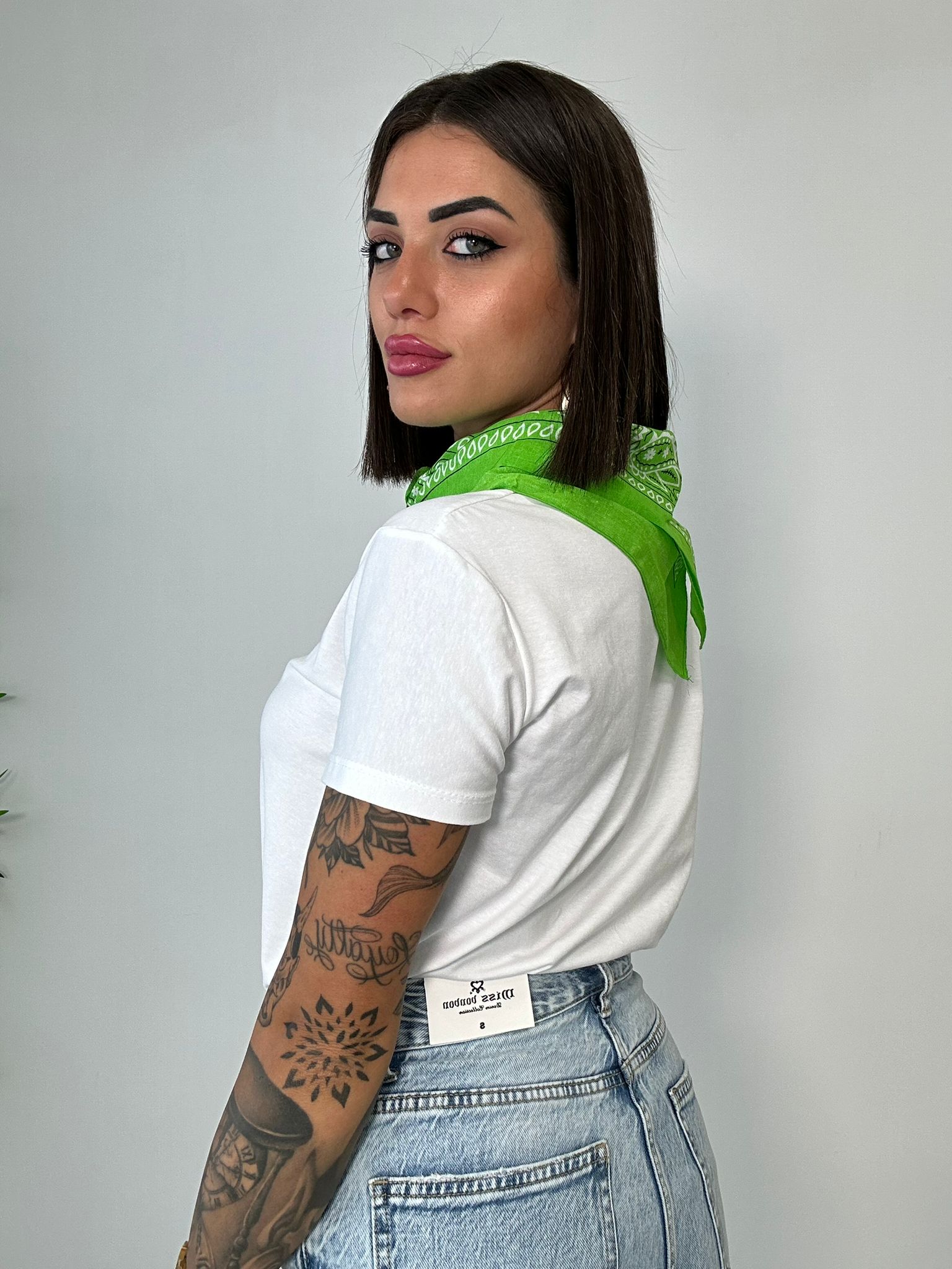 T-shirt con bandana -  Verde