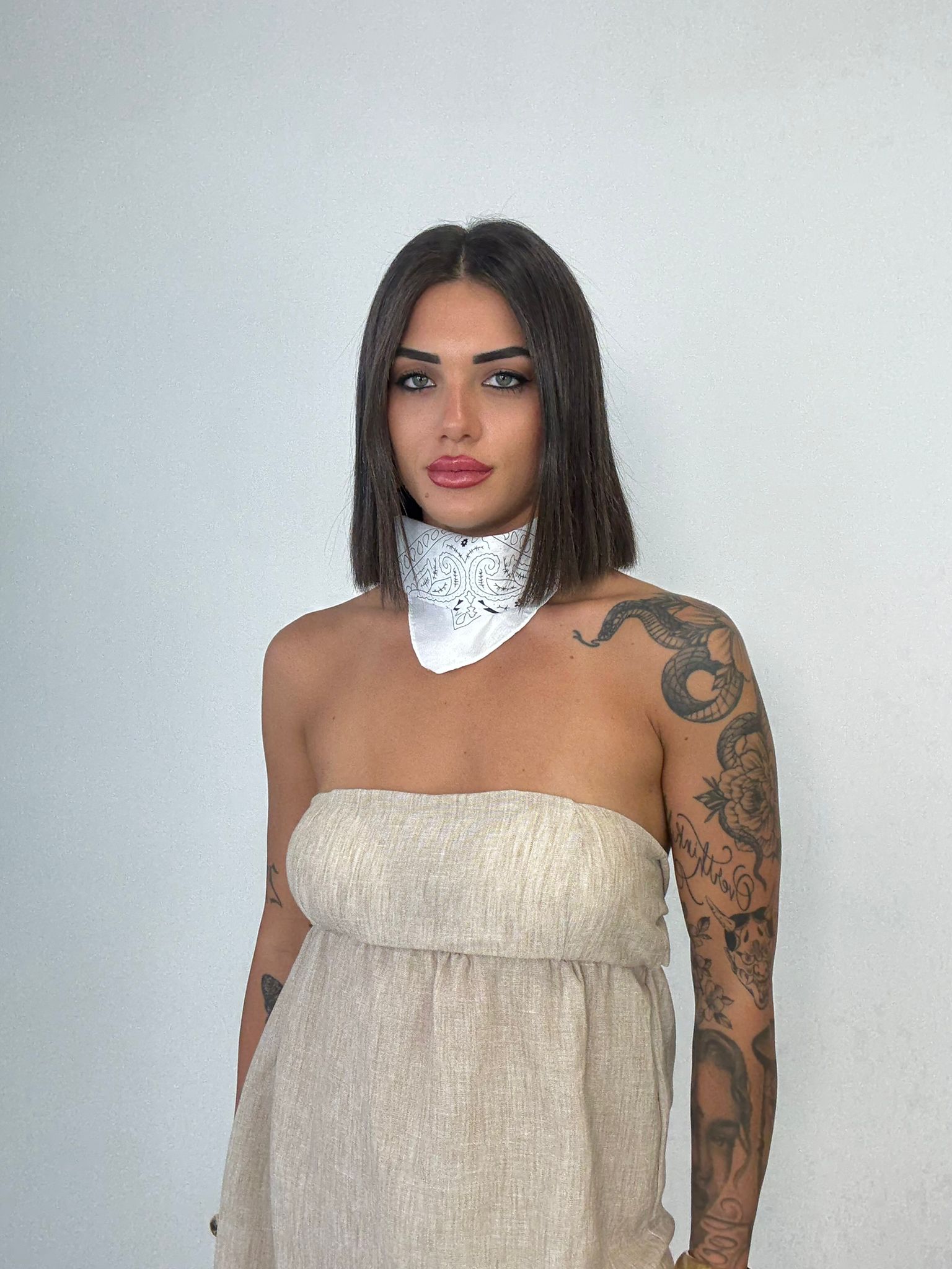 Coordinato Tolosa (Top + Pantalone) Beige