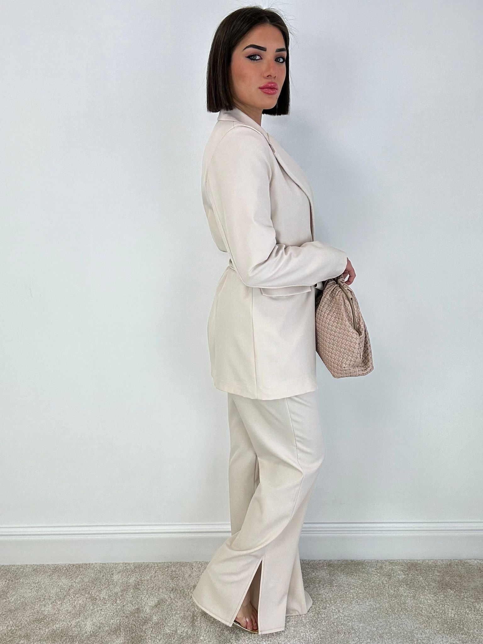 Tailleur Paris (Blazer + Hose) Beige