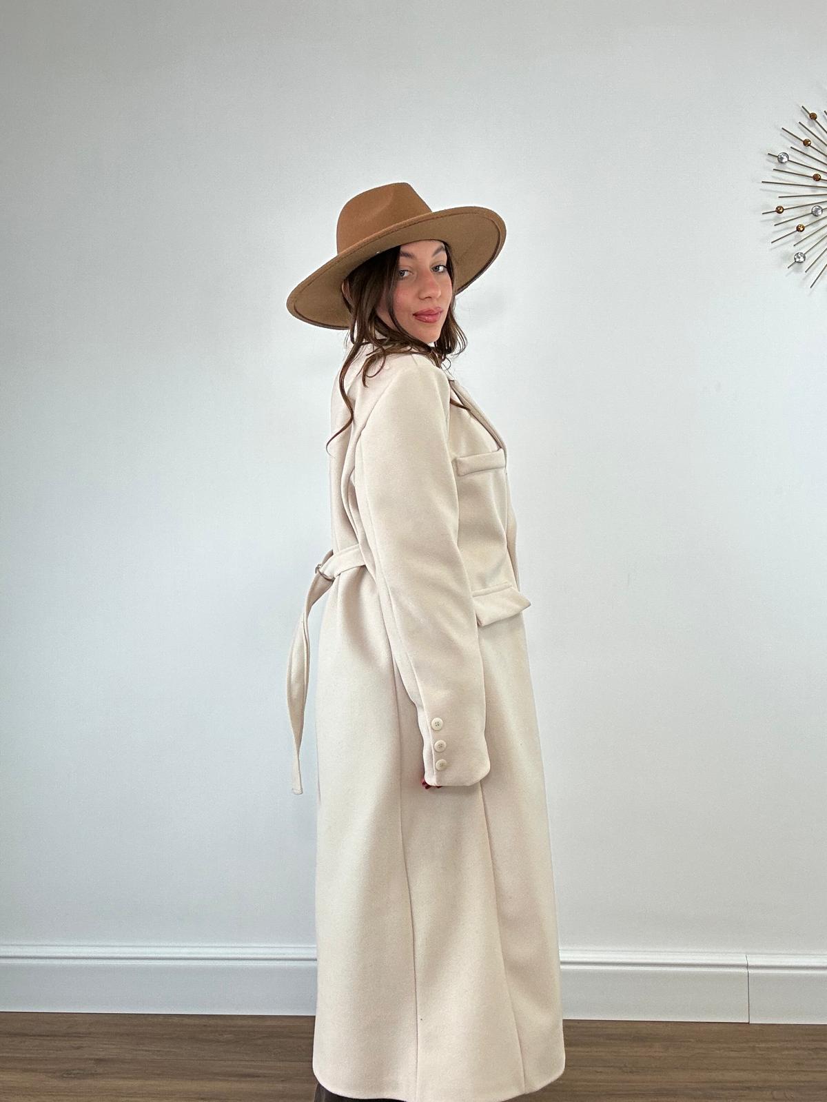 Cappotto 88837 - Panna