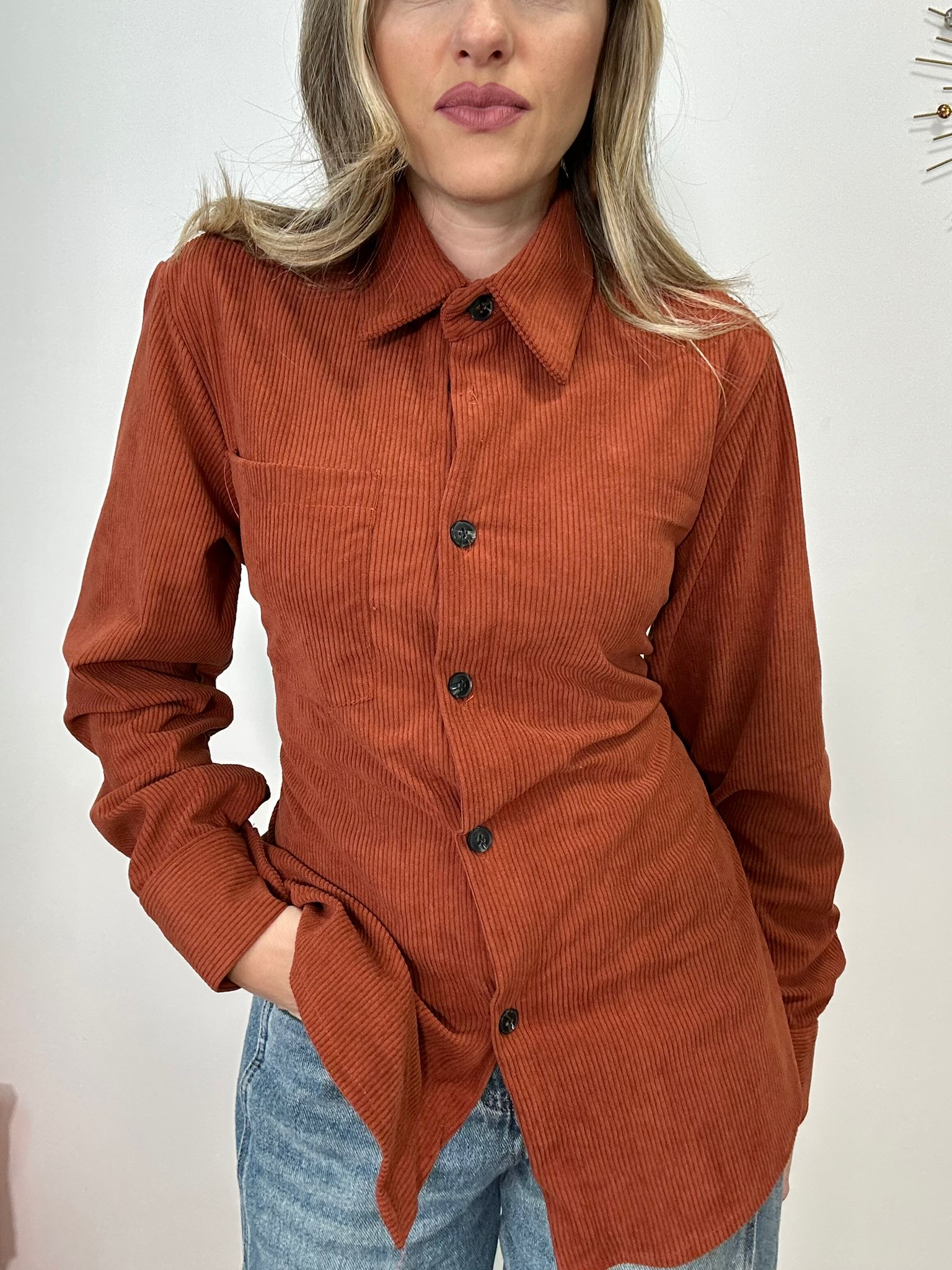 Camicia 6805 - Coccio