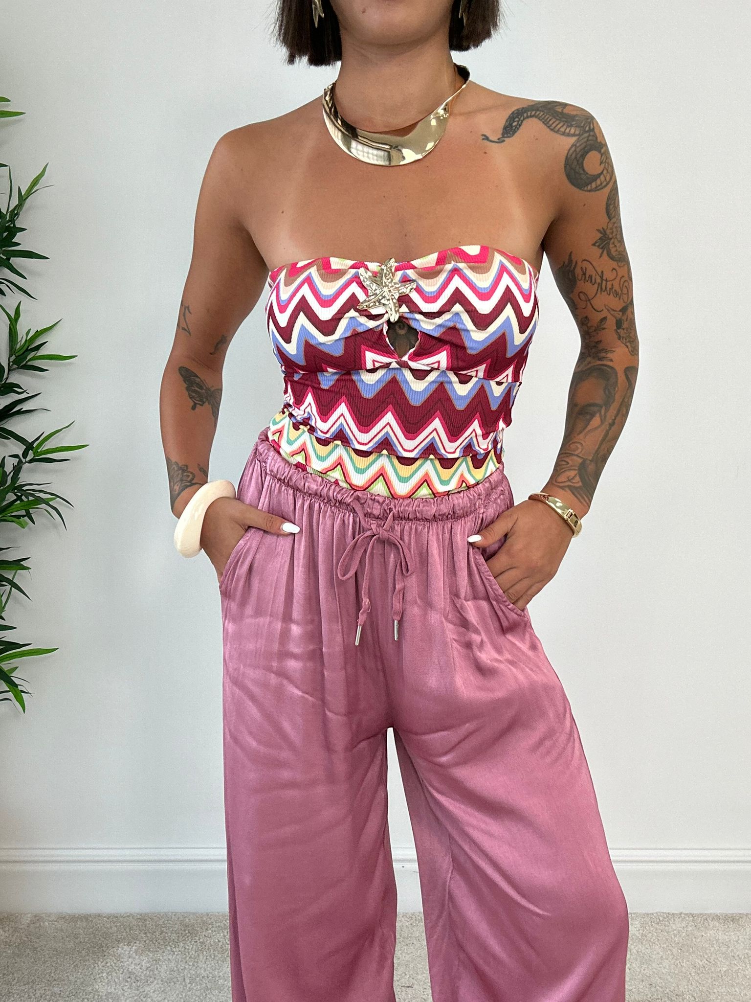 Pantalone Minori - Rosa Scuro