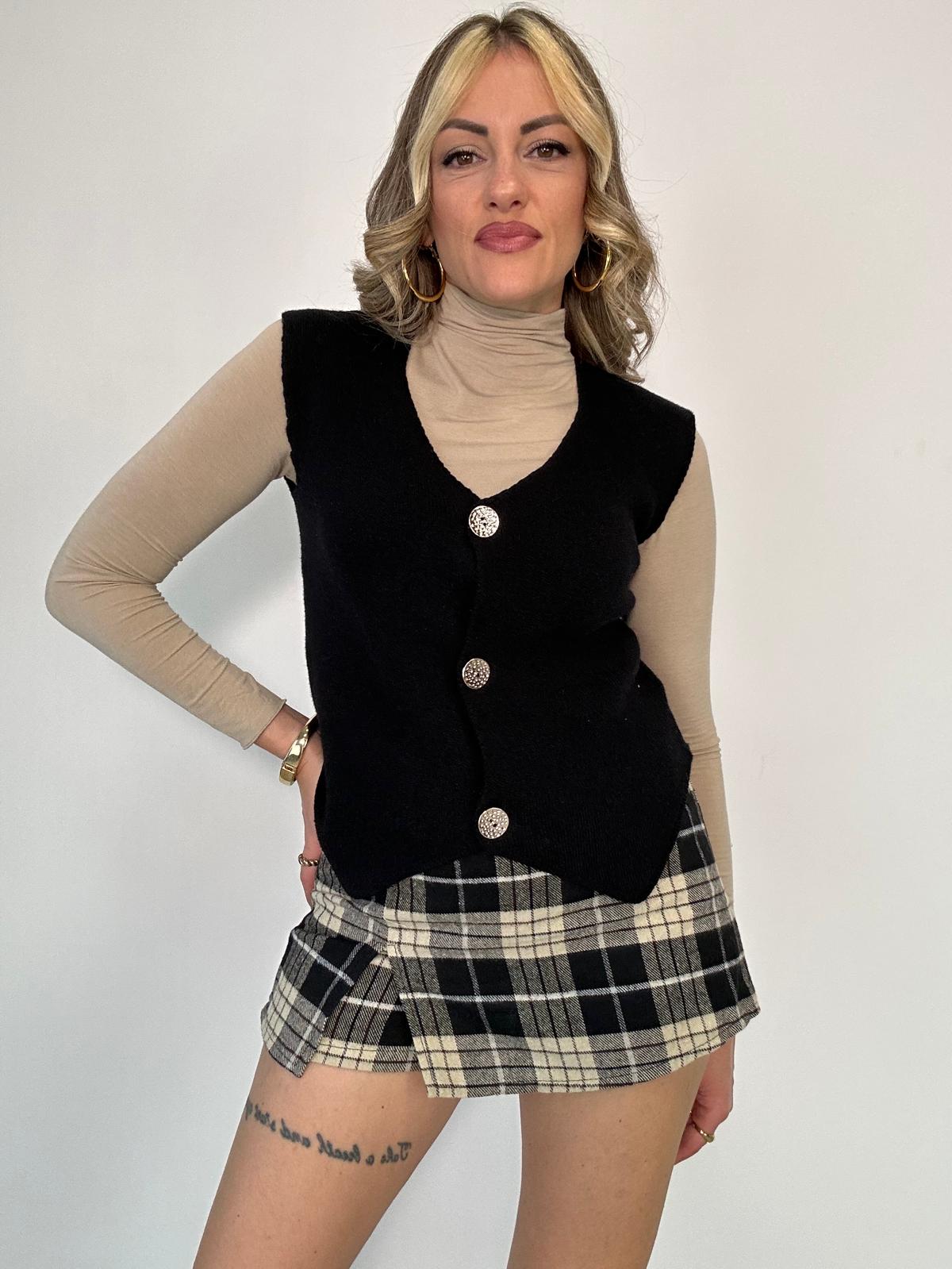 Gilet 24765 - Nero