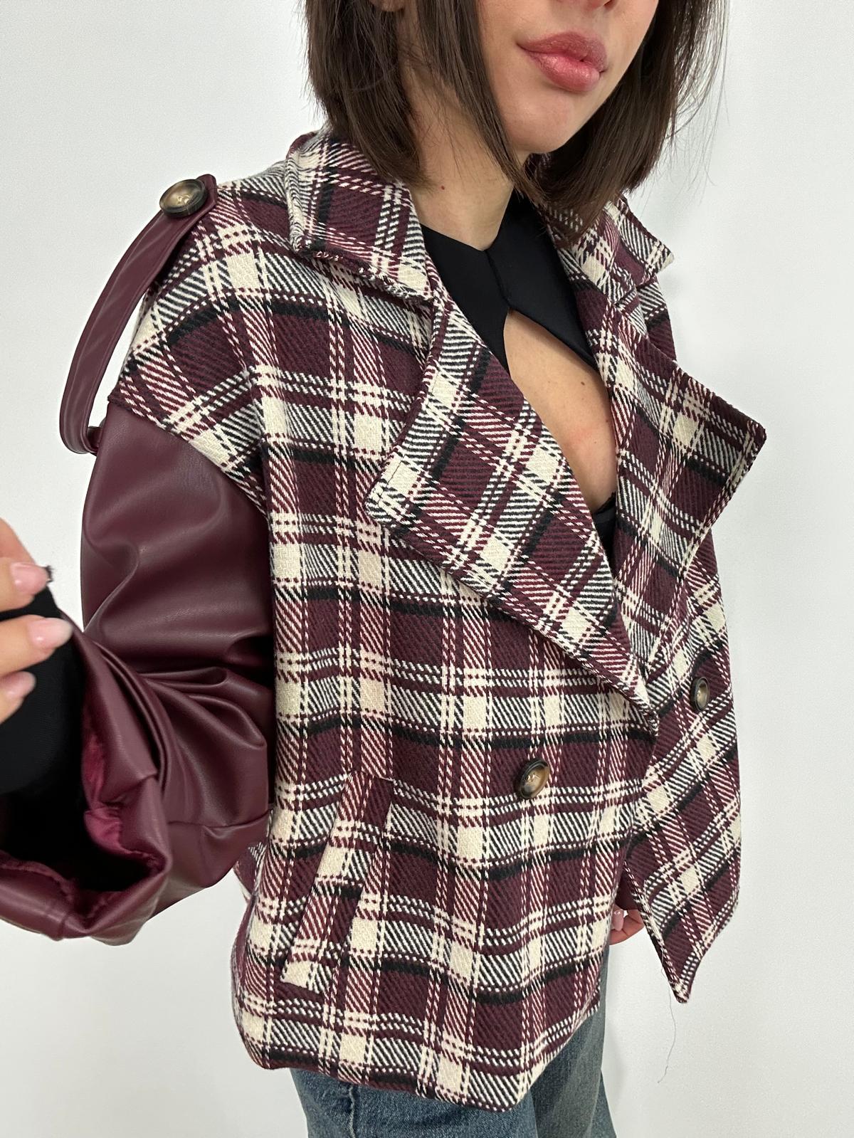 Giacca a Quadri 87517 - Bordeaux