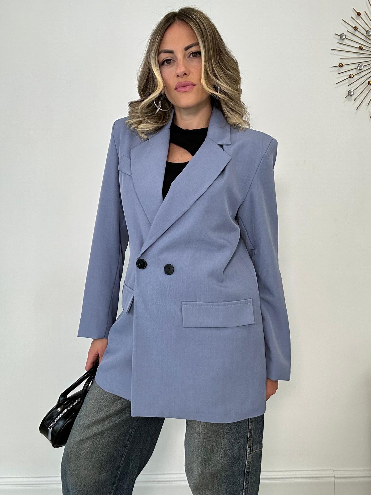 Blazer doppio bottone - Denim