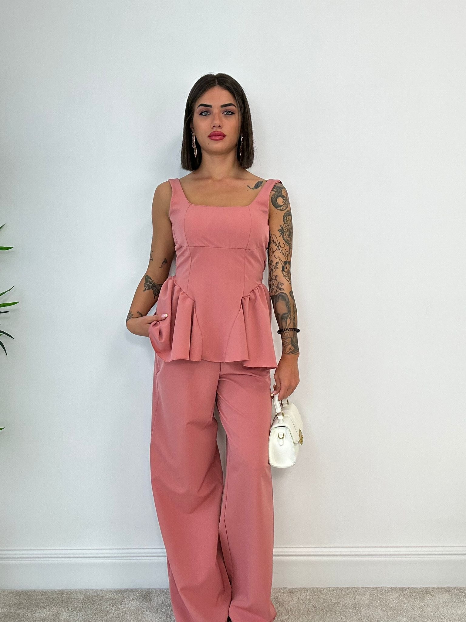 Coordinato Sofia (Maglia + Pantalone) Rosa