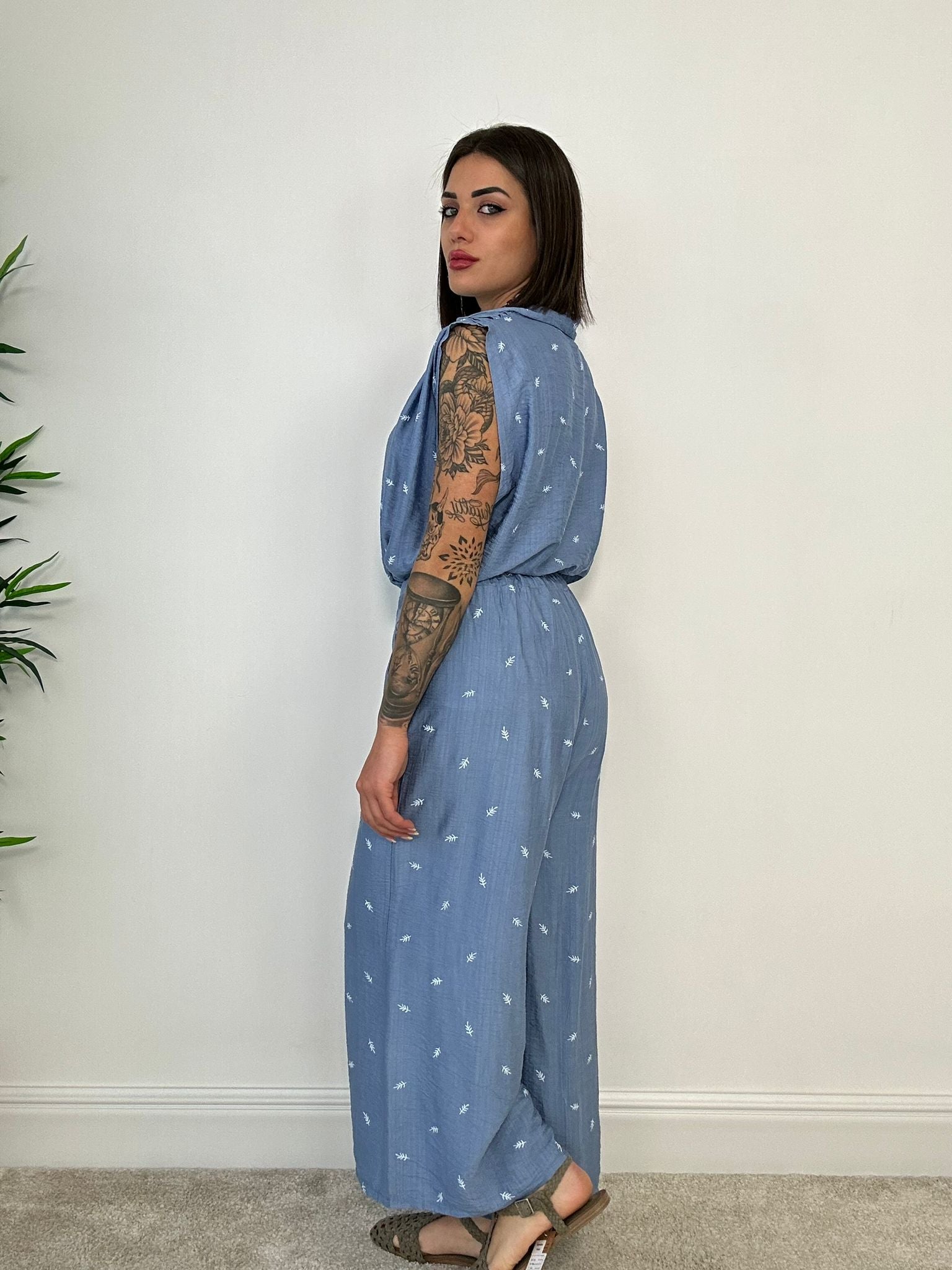 Coordinato Nerano (Camicetta + Pantalone) Avio