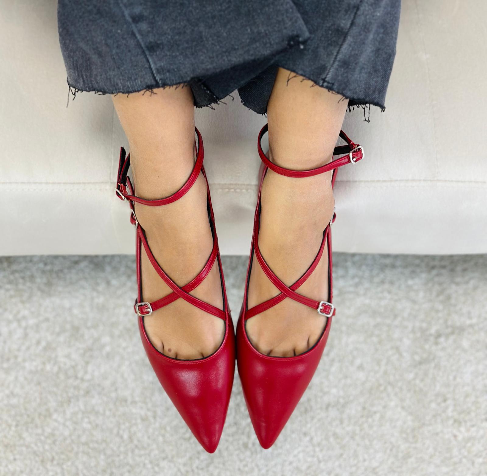 Ballerines à bout pointu - Bordeaux DISPONIBLES 39-40