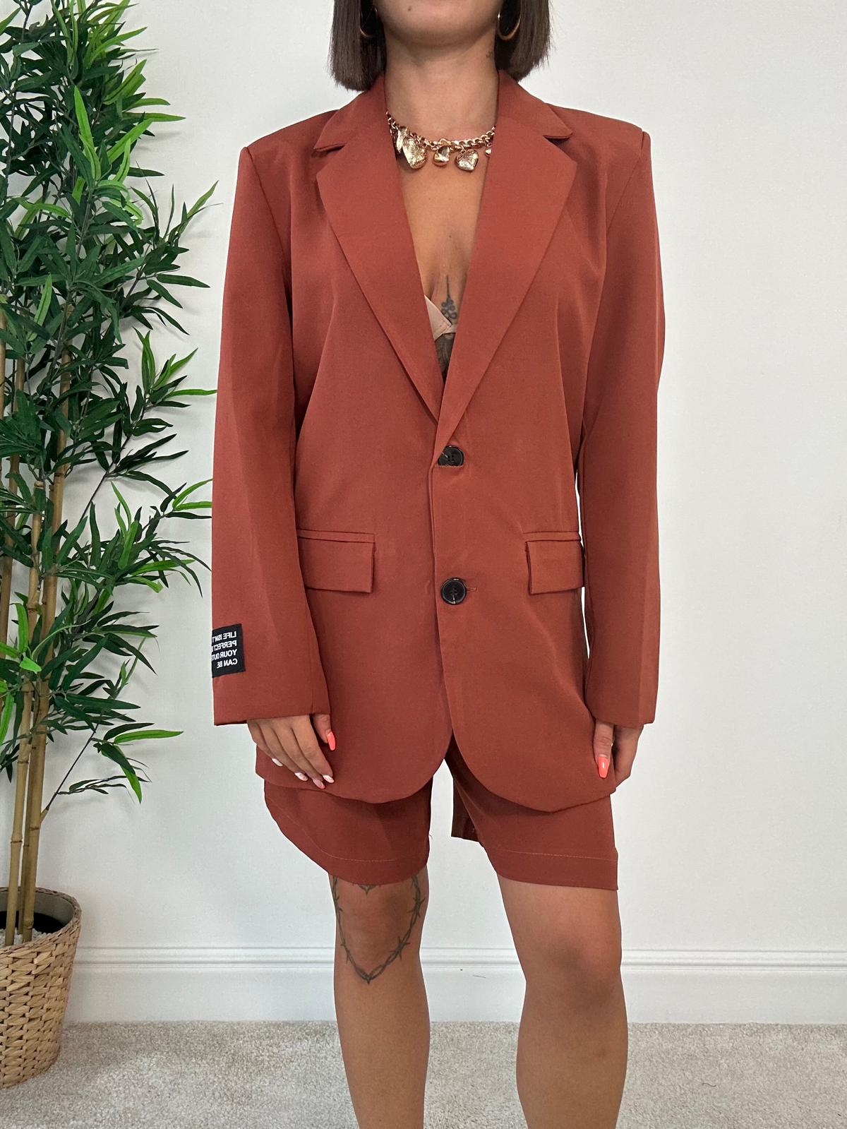 Coordinato Cordoba (Blazer + Bermuda) Coccio