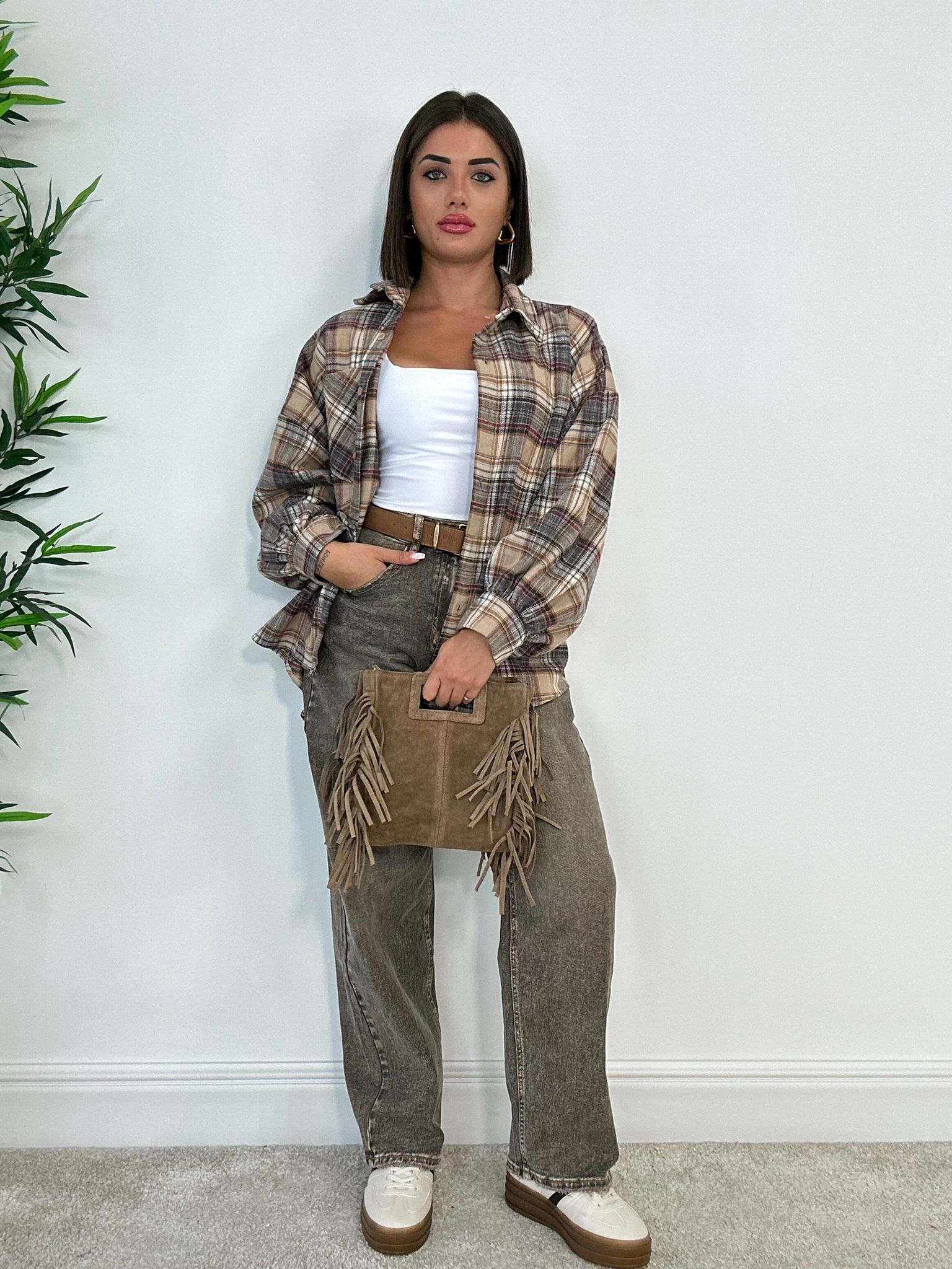 Camicia 24616 - Beige