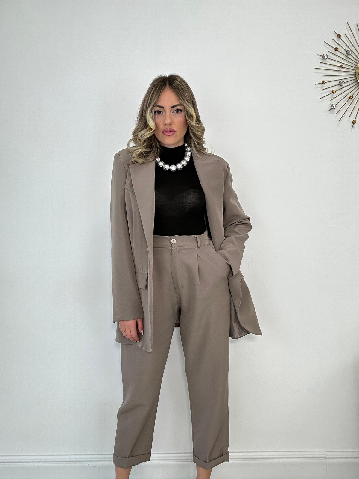 Tailleur Barcellona (Blazer + Pantalone) Fango