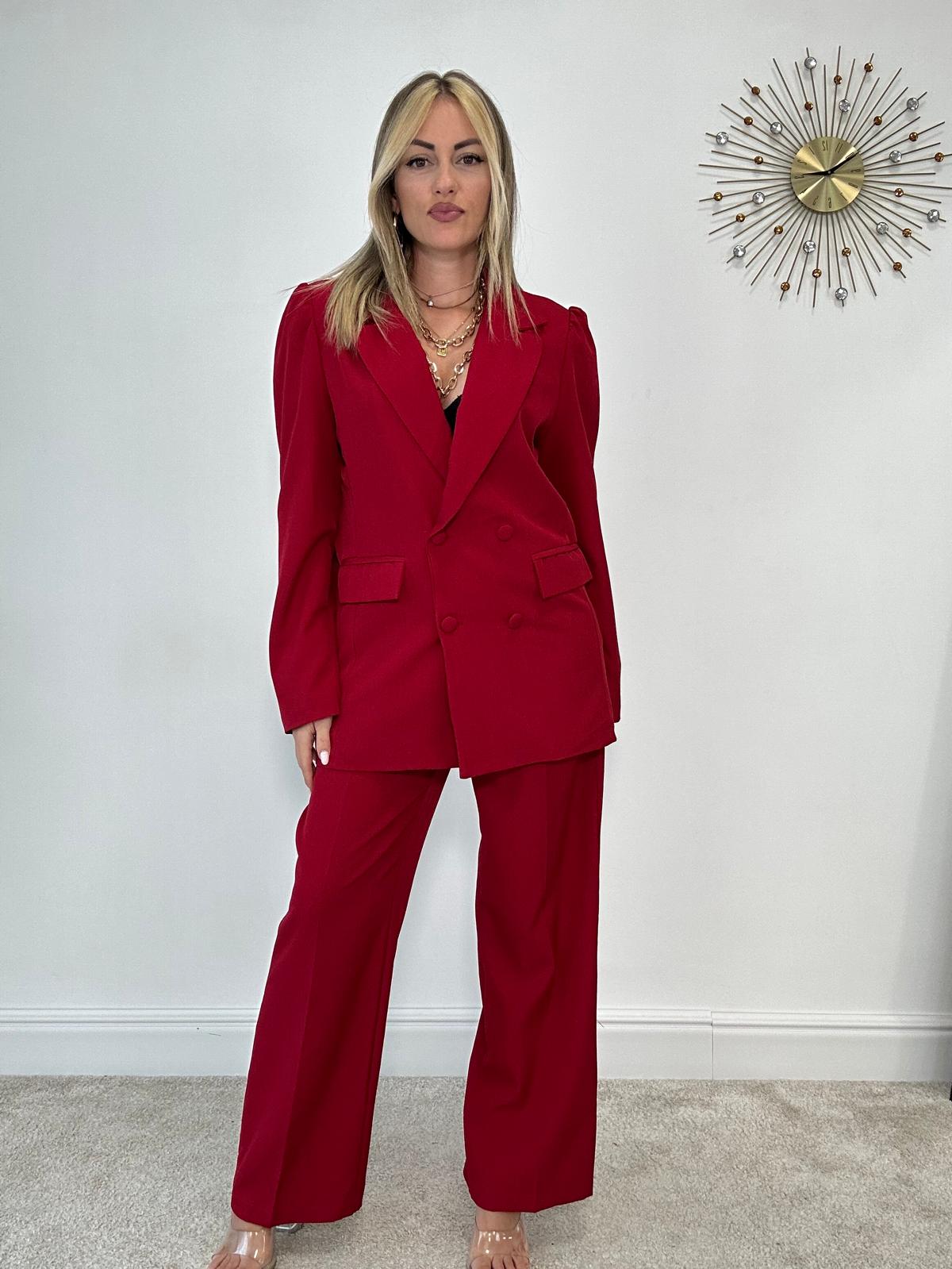 Tailleur 6687 (Blazer + Pantalone) Rosso