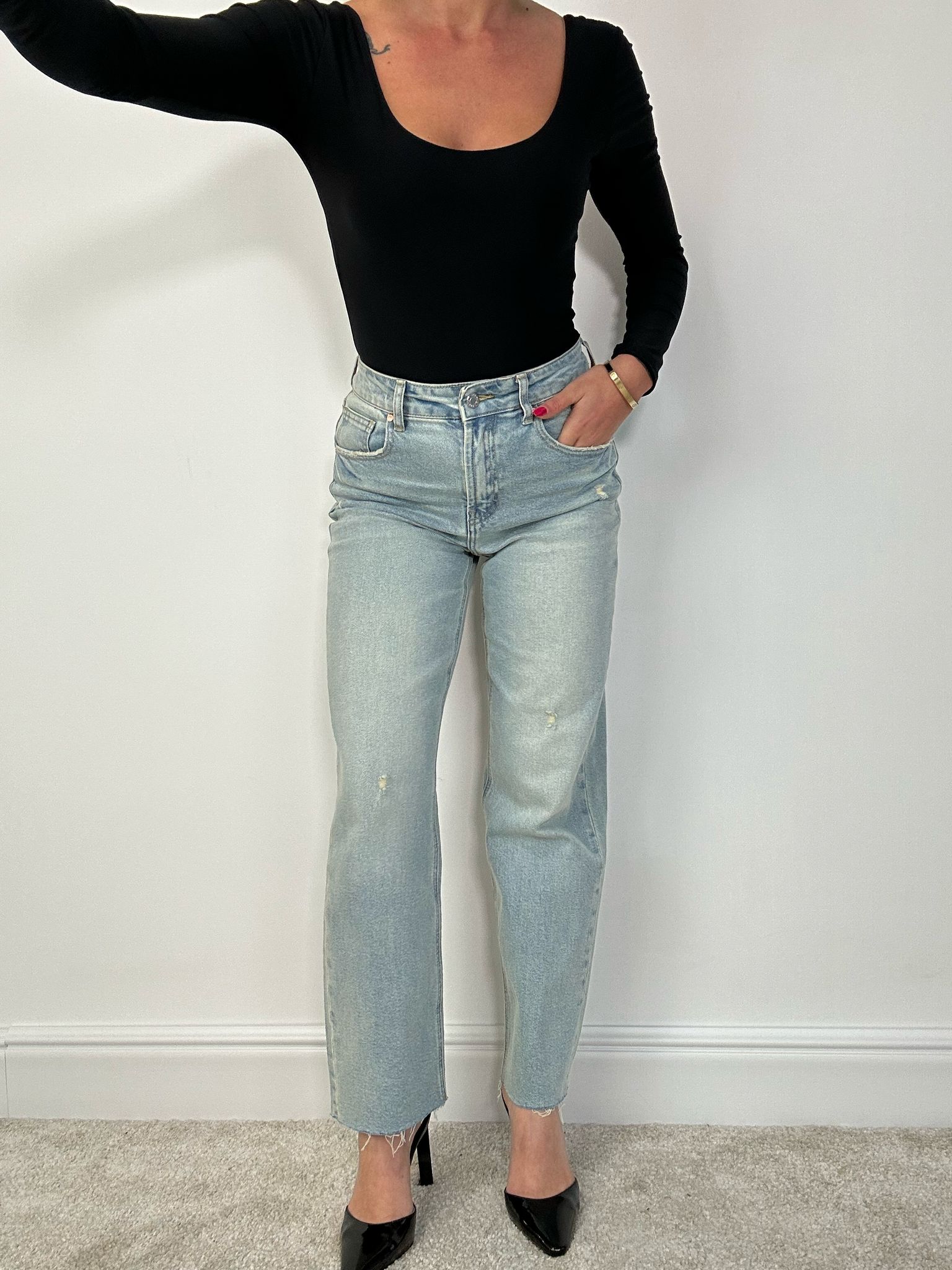 Jeans cigarette - Sablé