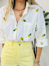 Camicia Ananas - Bianco