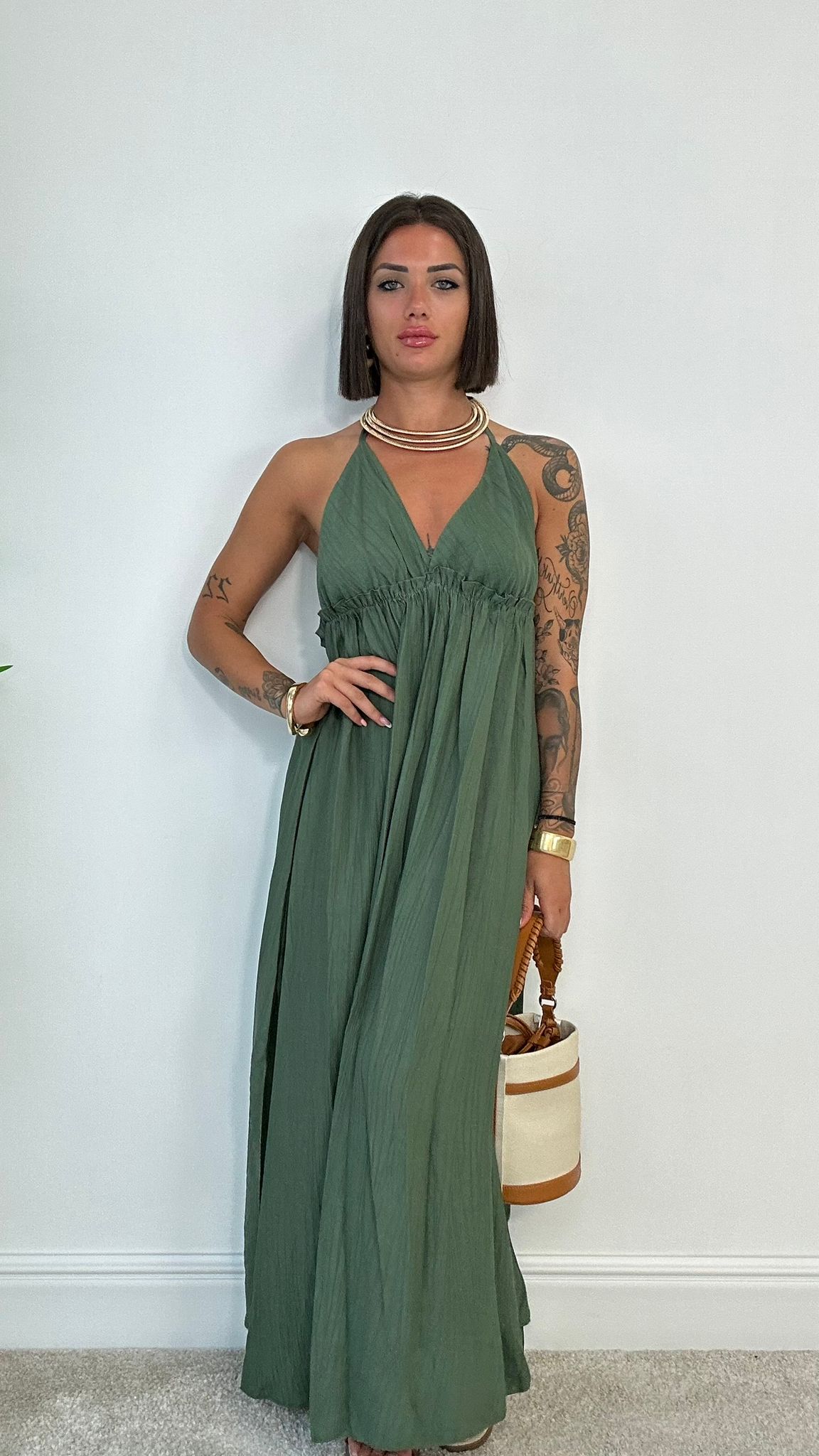 Abito Corinne - Verde Militare
