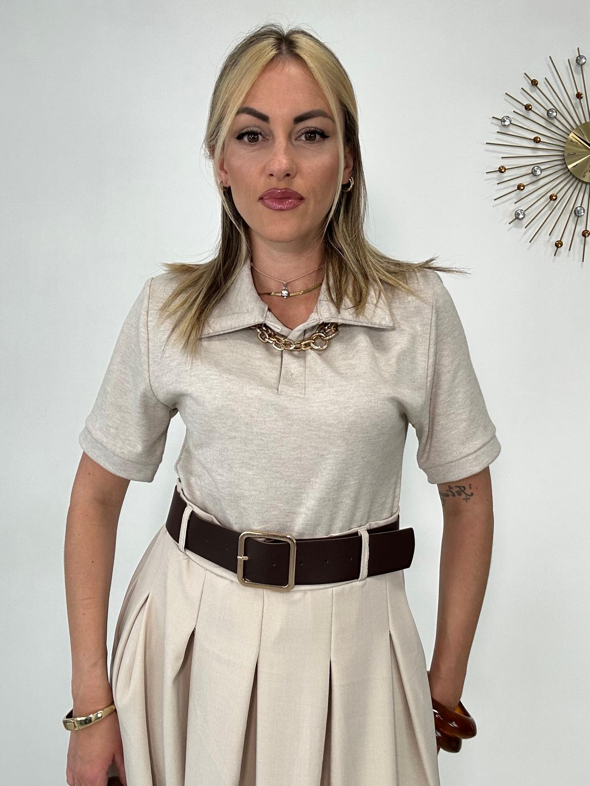 Abito M5811 - Beige