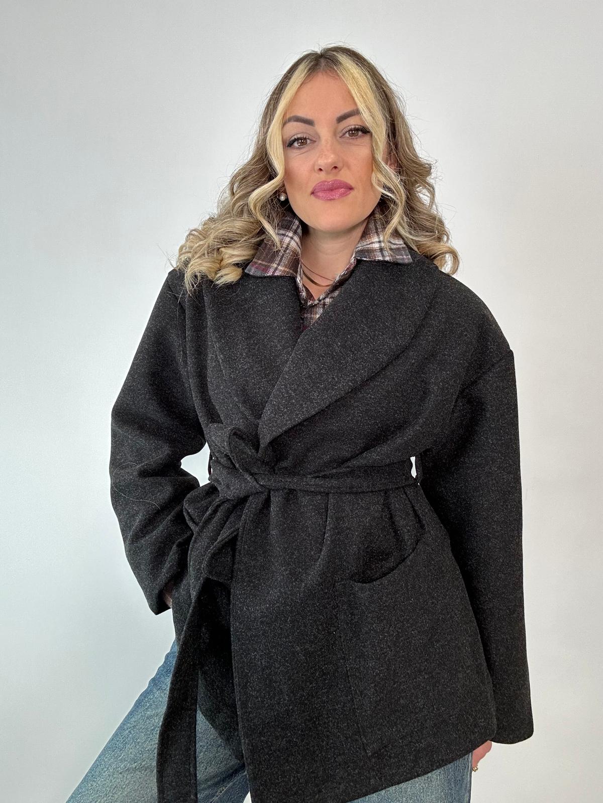 Cappotto M11146 - Grigio Scuro