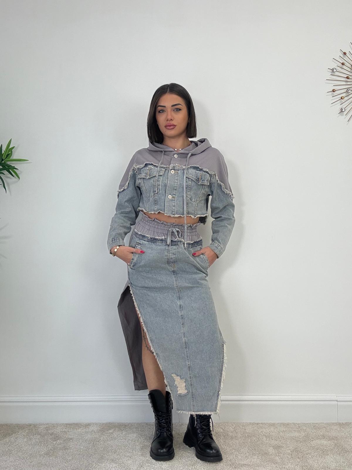 Ensemble Ruby Denim - Gris