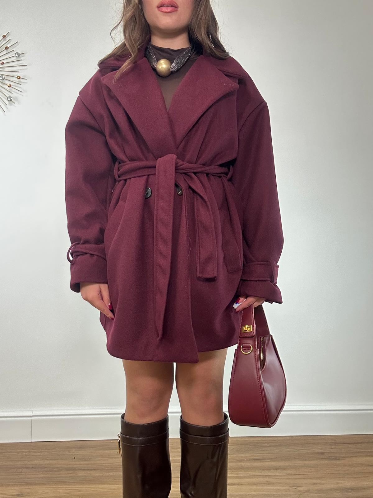 Cappotto M13381 - Bordeaux