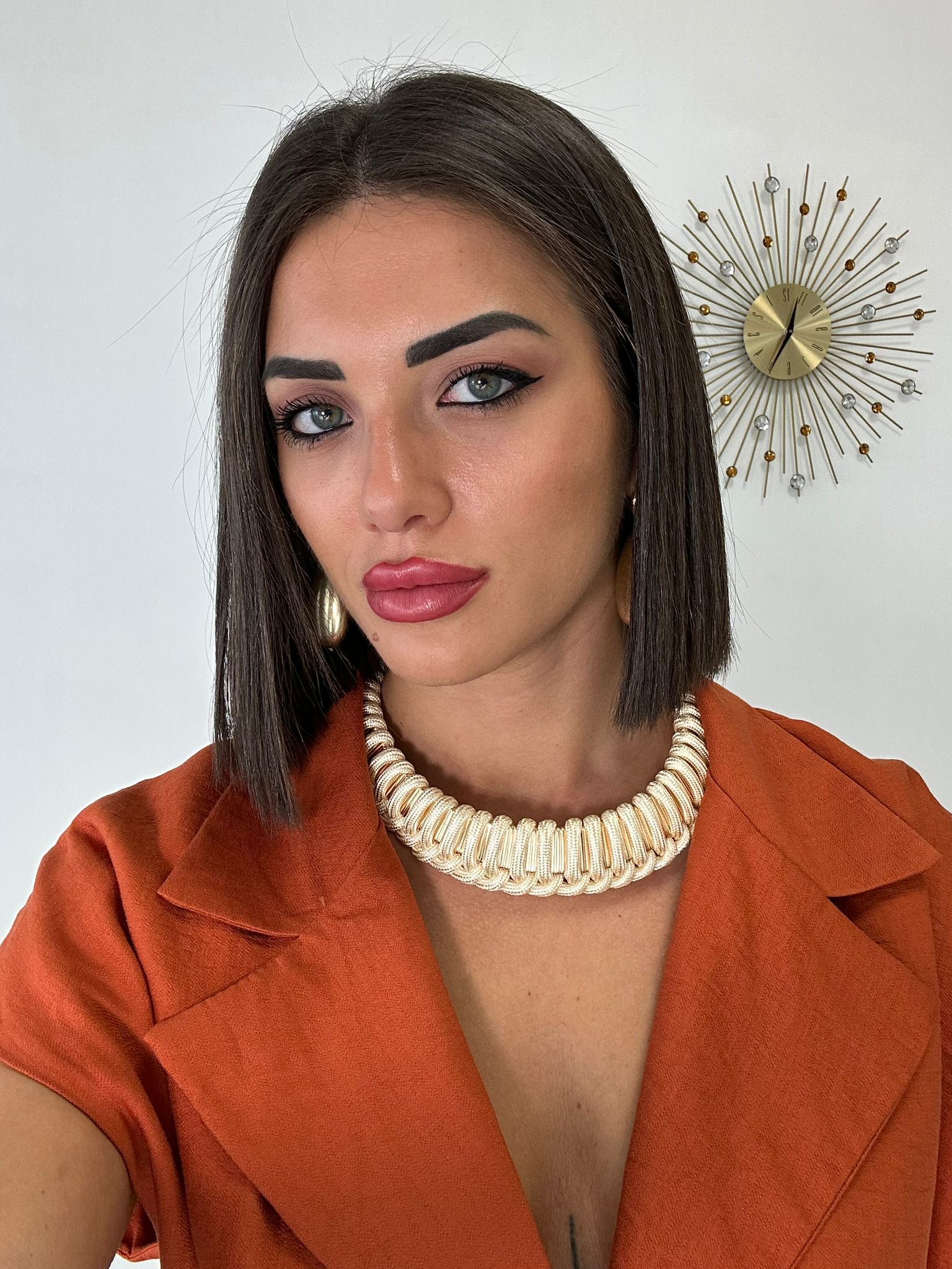 Collana girocollo - Beige