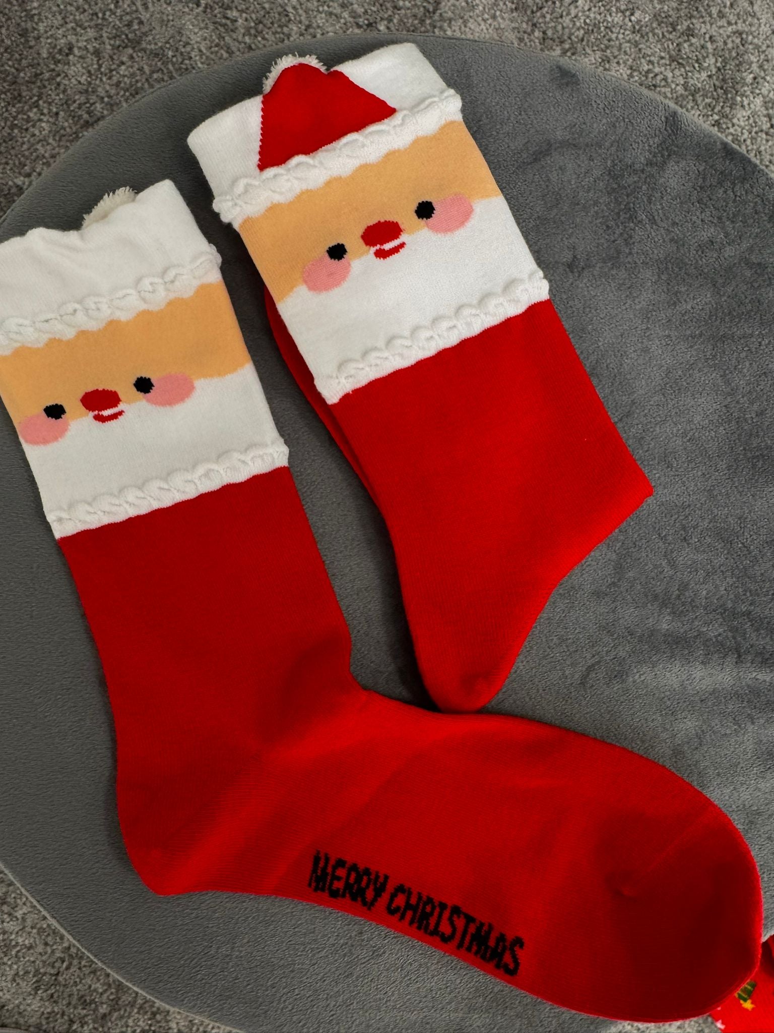 Chaussettes Père Noël - Rouge