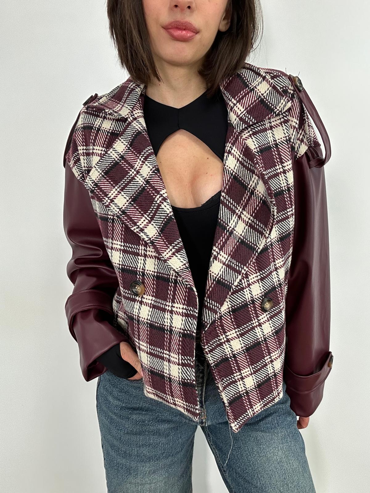Giacca a Quadri 87517 - Bordeaux