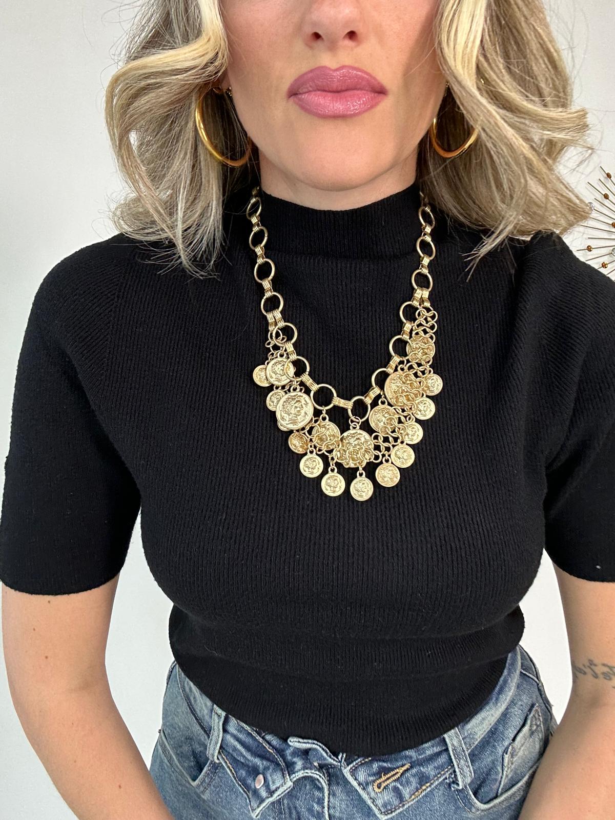Collana con ciondoli - Oro
