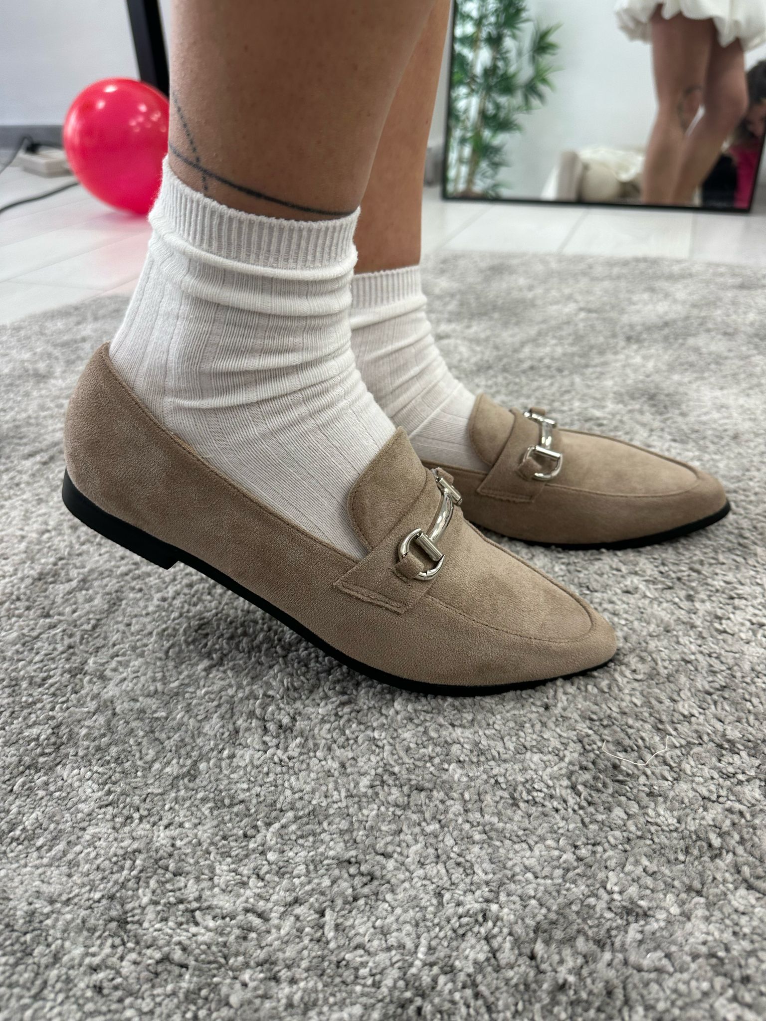 Mocassin effet suède - Taupe