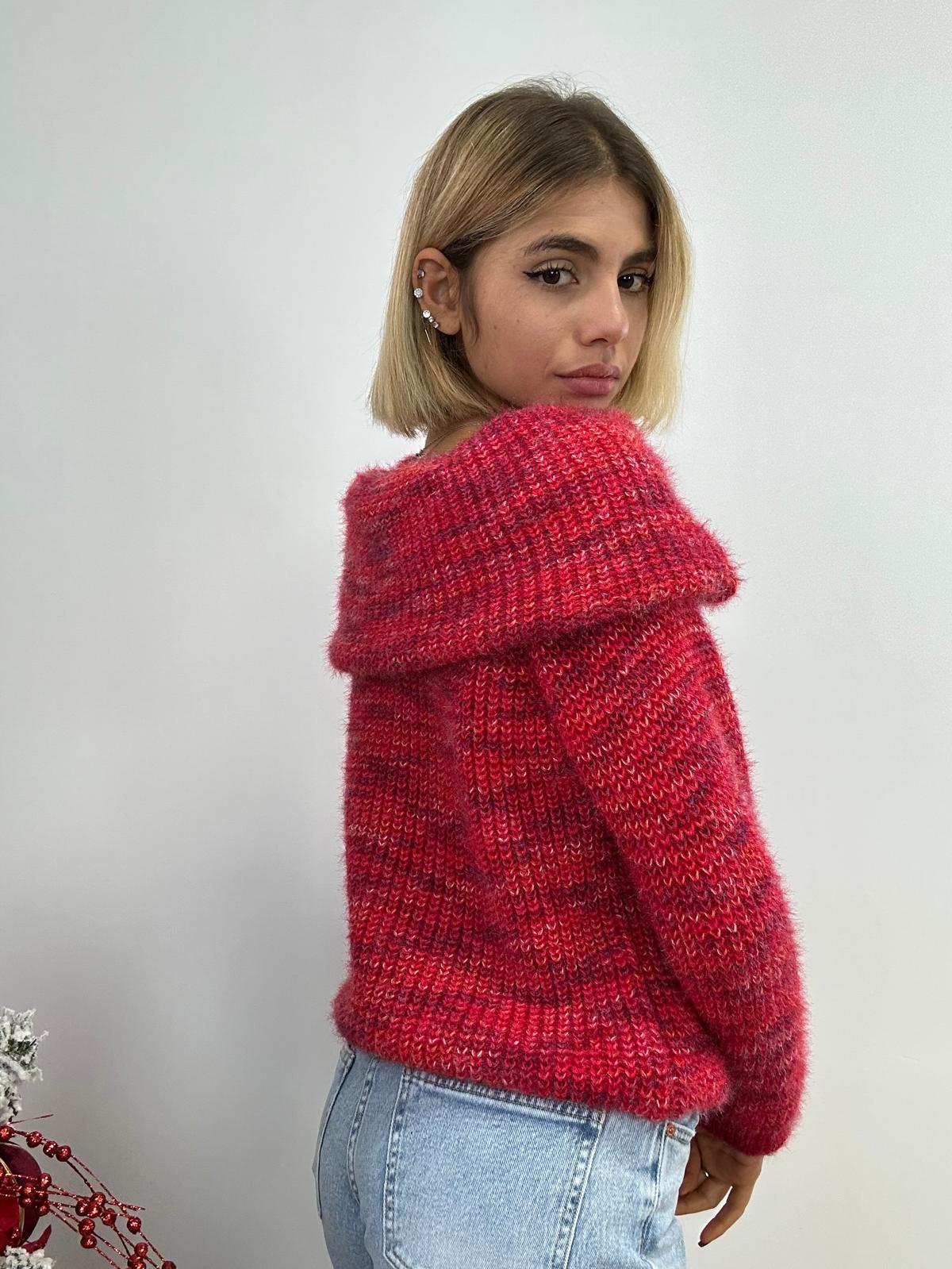 Maglione 1045 - Fondo Rosso