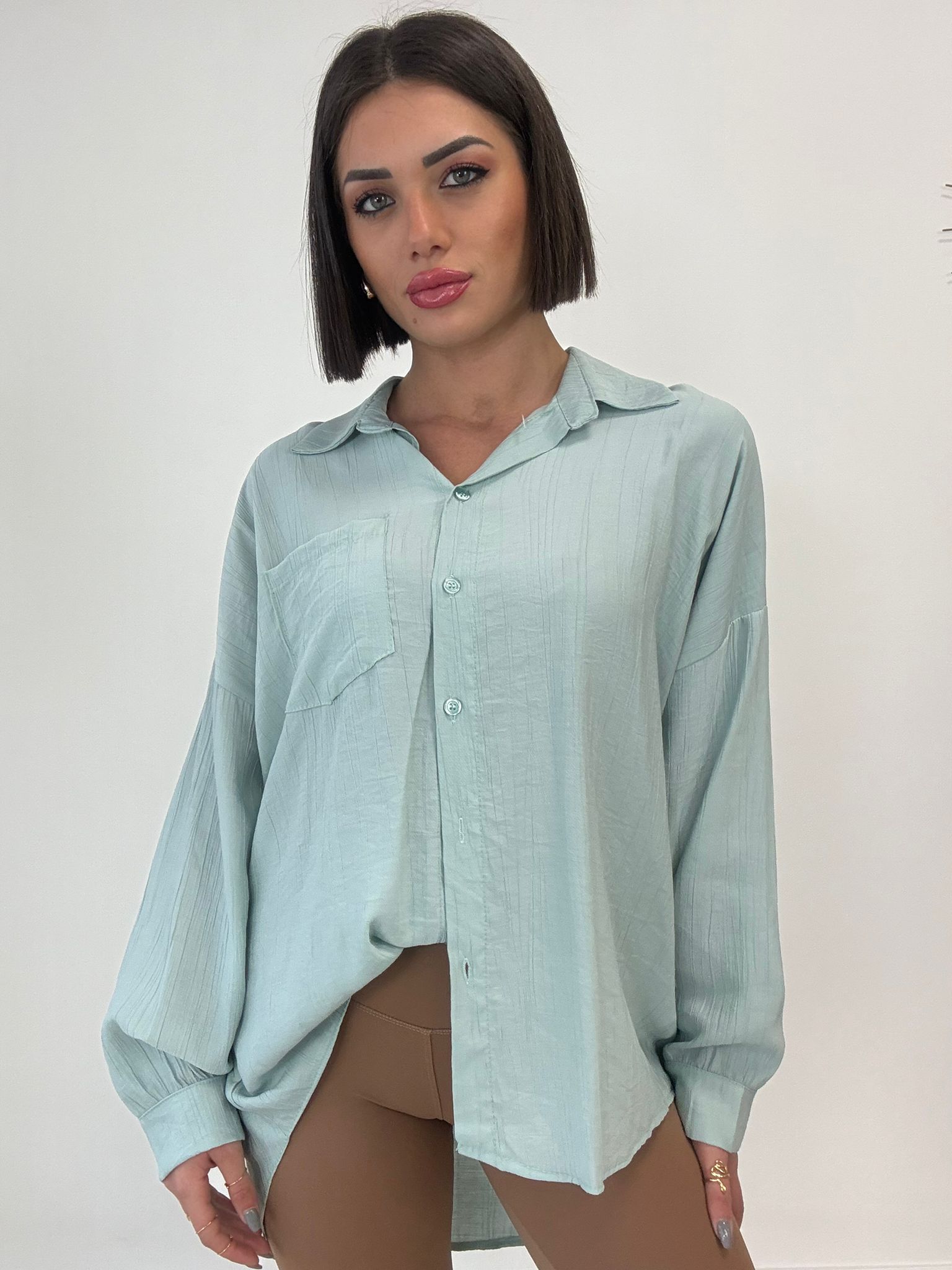 Chemise douce - Vert menthe