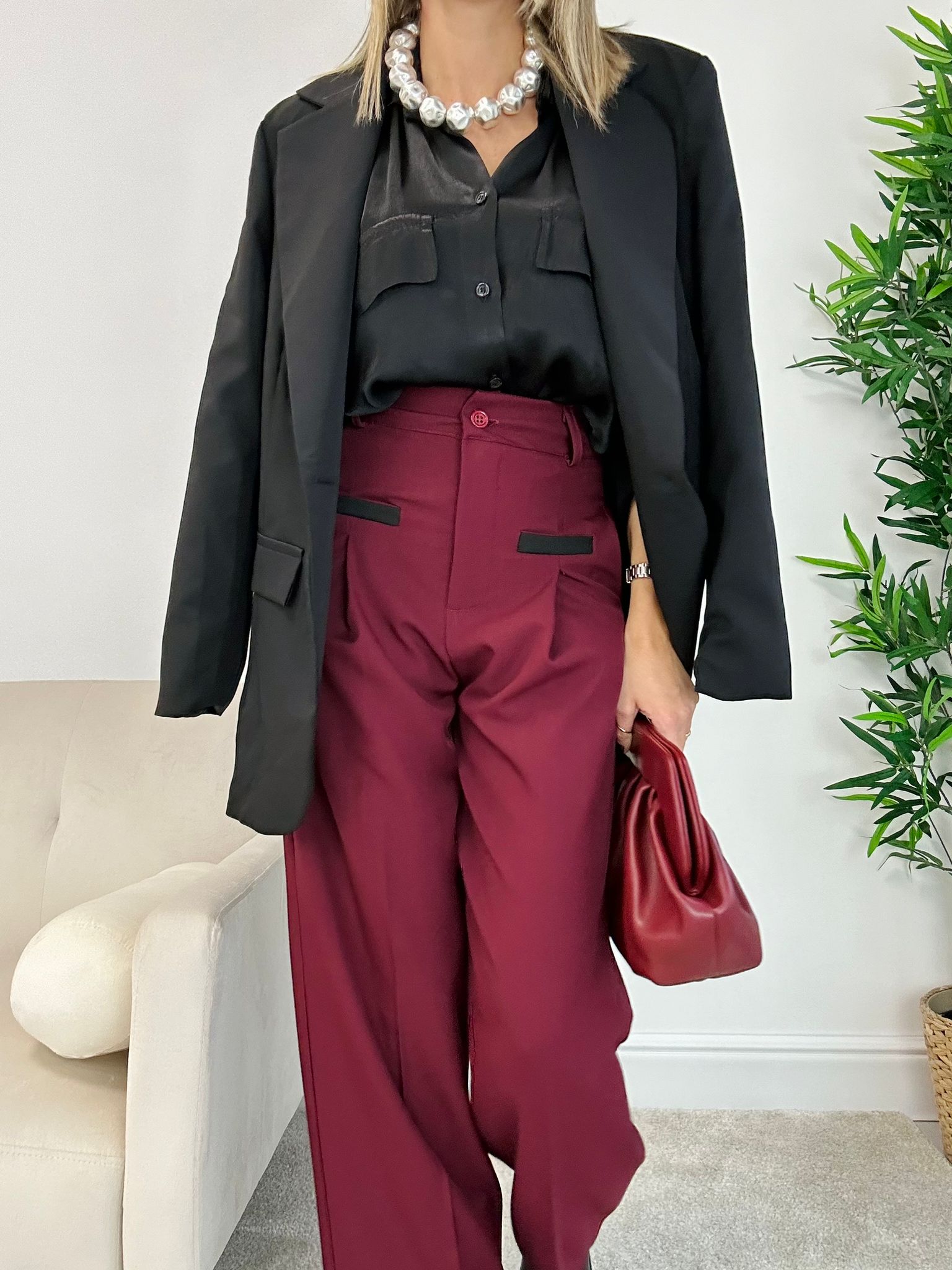 Pantalon Nicolas - Bordeaux