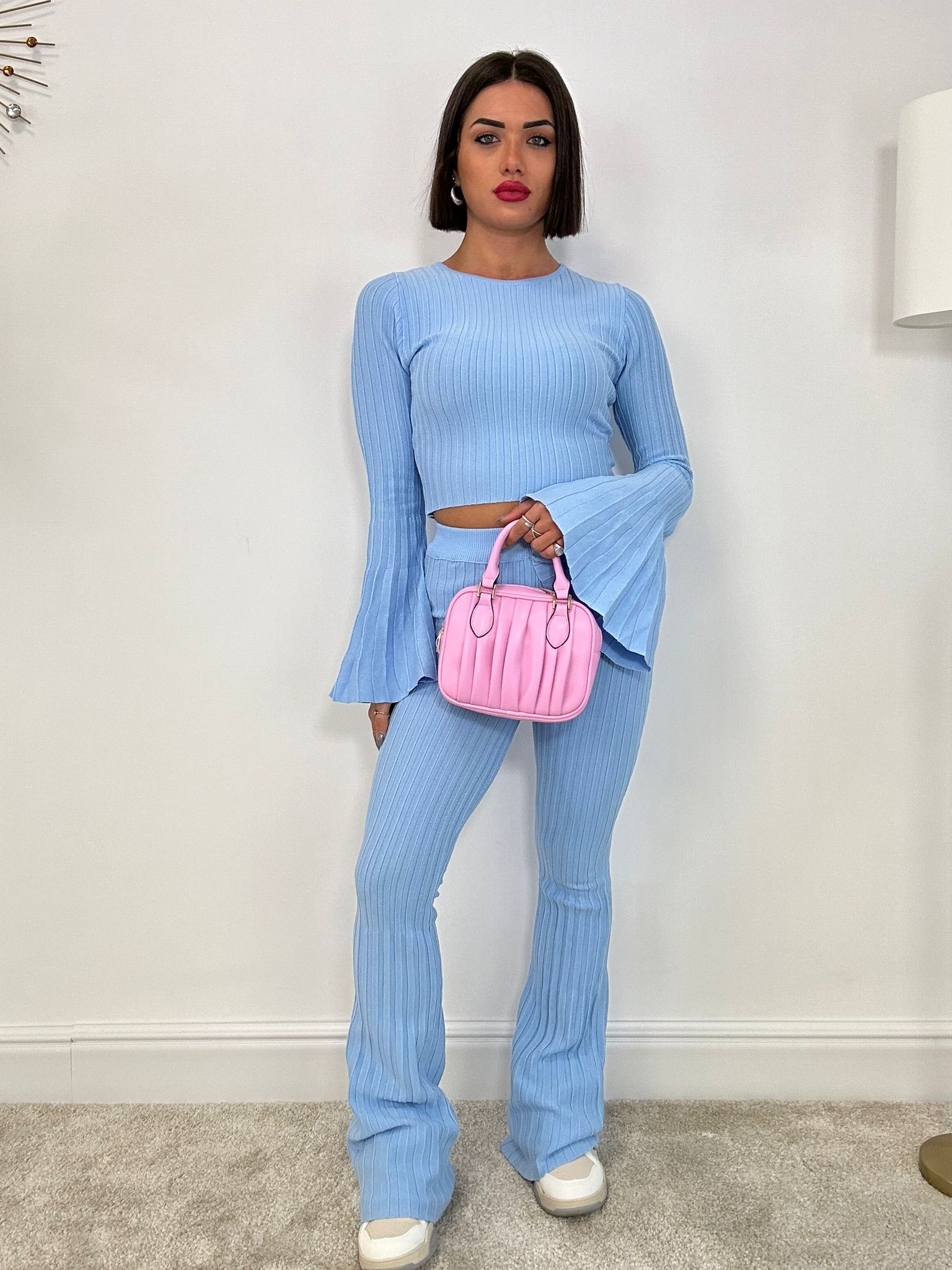 Ensemble Siviglia (Pull + Pantalon) Bleu Clair